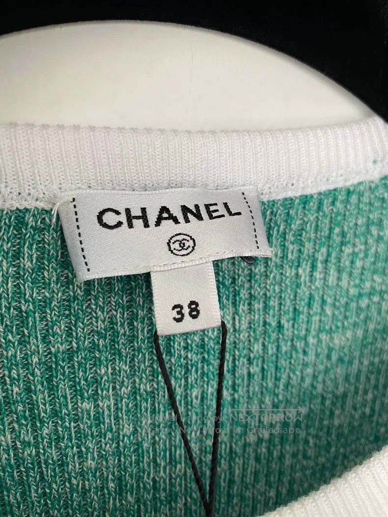 Chanel Chanel 25C Early Spring Vacation Series Hot Silver Green K Size XS / US 0-2 / IT 36-38 - 3 Thumbnail