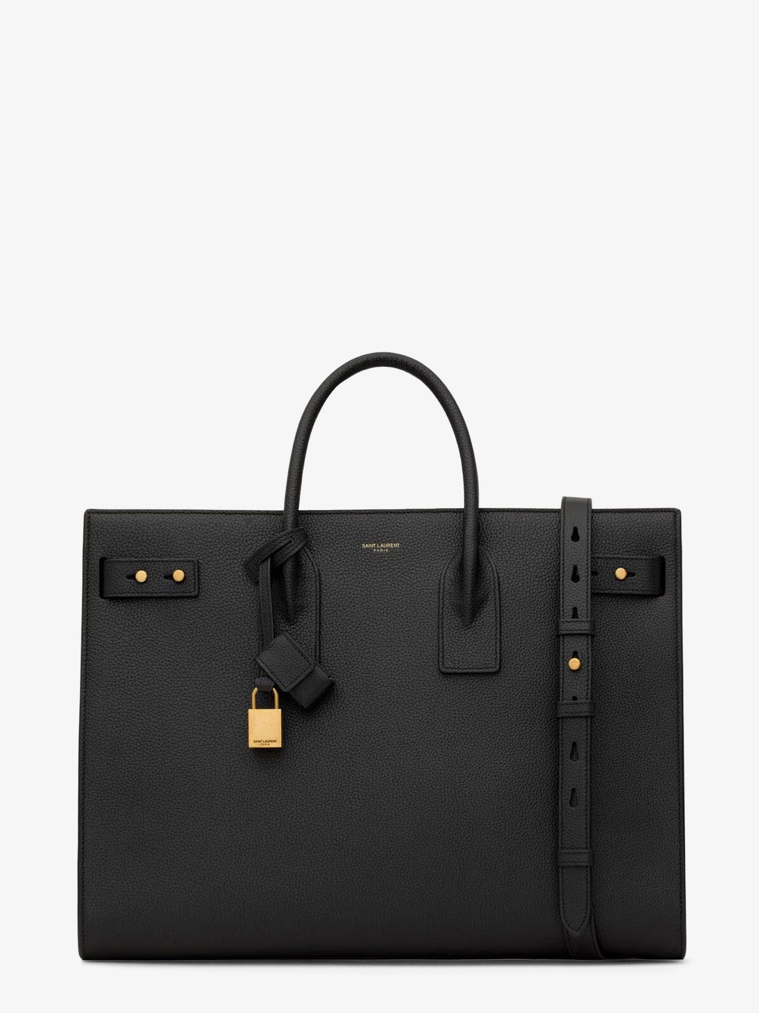 Saint Laurent Paris Sac De Jour Large Leather Shoulder Bag Size ONE SIZE - 1 Thumbnail