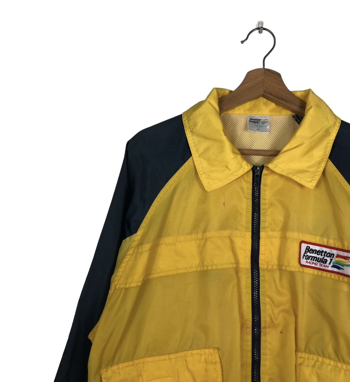 Vintage 🔥VINTAGE BOMBER JACKET BENETTON FORMULA 1 RACING TEAM Size US M / EU 48-50 / 2 - 6 Thumbnail