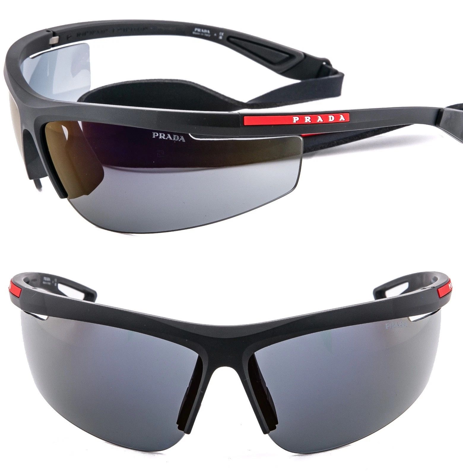 Prada PRADA A02 Linea Rossa Sport Active Wrap Sunglasses PSA02S Size ONE SIZE - 1 Thumbnail