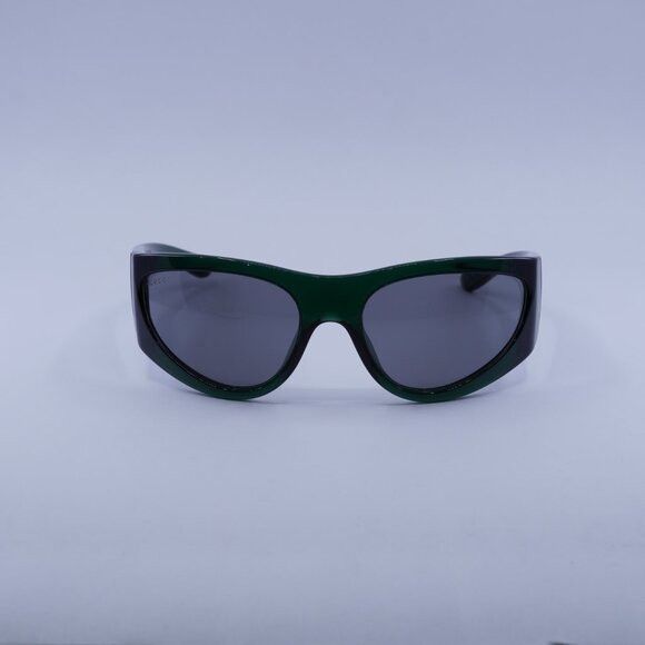 Gucci Gucci GG1575S 003 Sunglasses Green Cat Eye Frame Size ONE SIZE - 3 Thumbnail