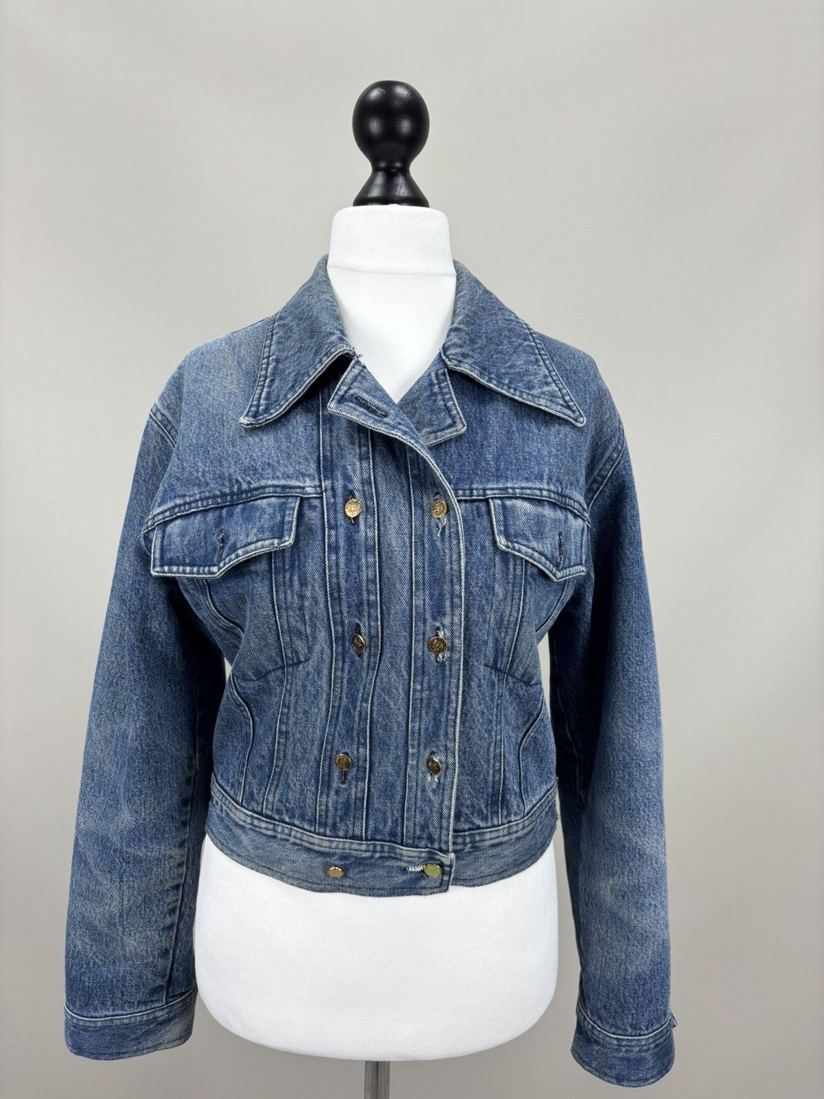 Moschino Womens vintage denim jacket Moschino Jeans Size 42 Size US XS / EU 42 / 0 - 2 Thumbnail