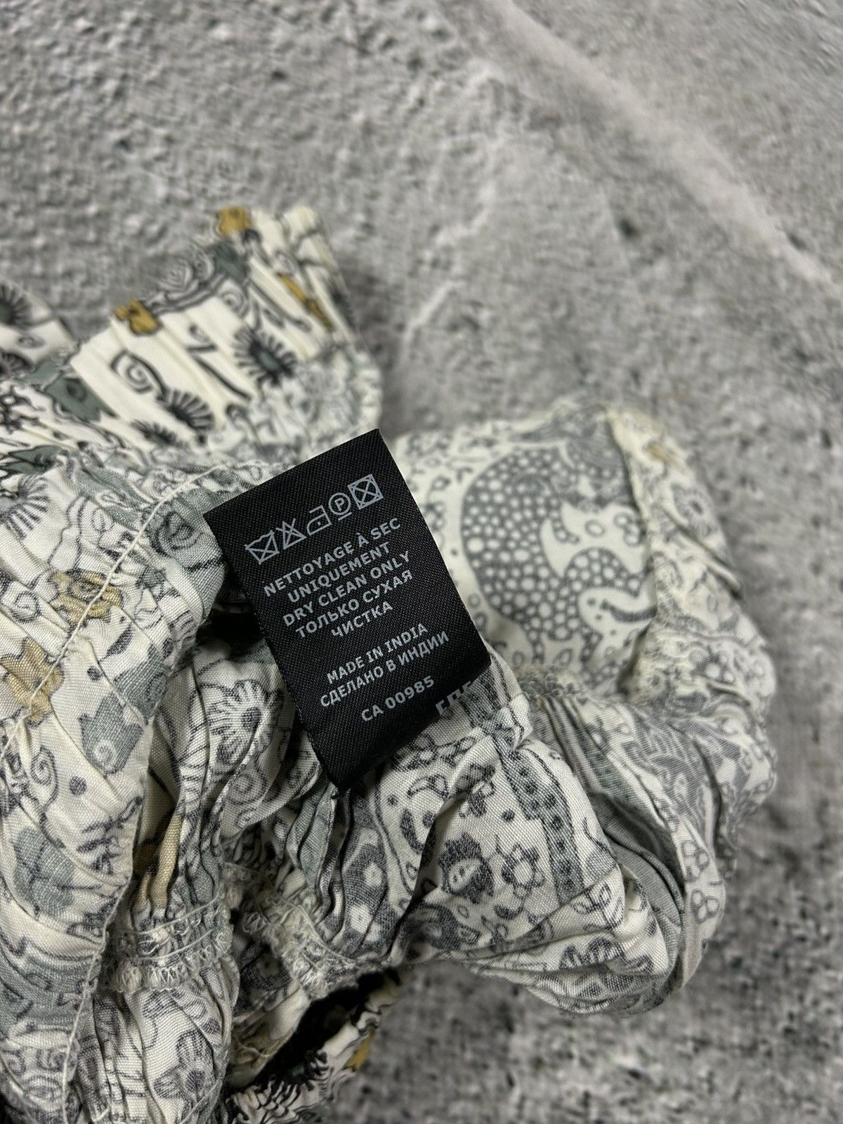 Isabel Marant Isabel Marant Étoile beige green floral set skirt + top Size XS / US 0-2 / IT 36-38 - 15 Thumbnail