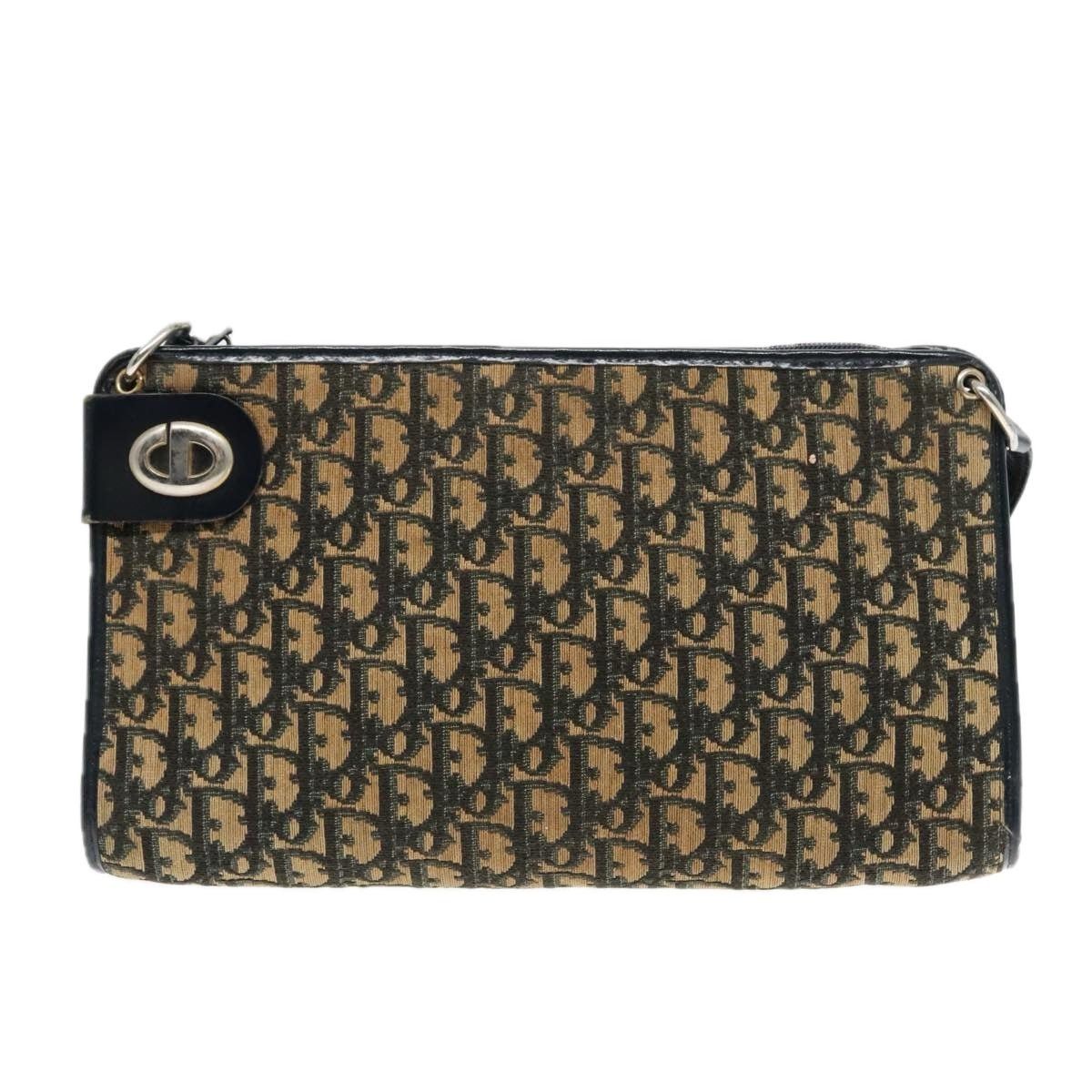 Dior DIOR Trotter Canvas Shoulder Bag Navy Size ONE SIZE - 2 Thumbnail