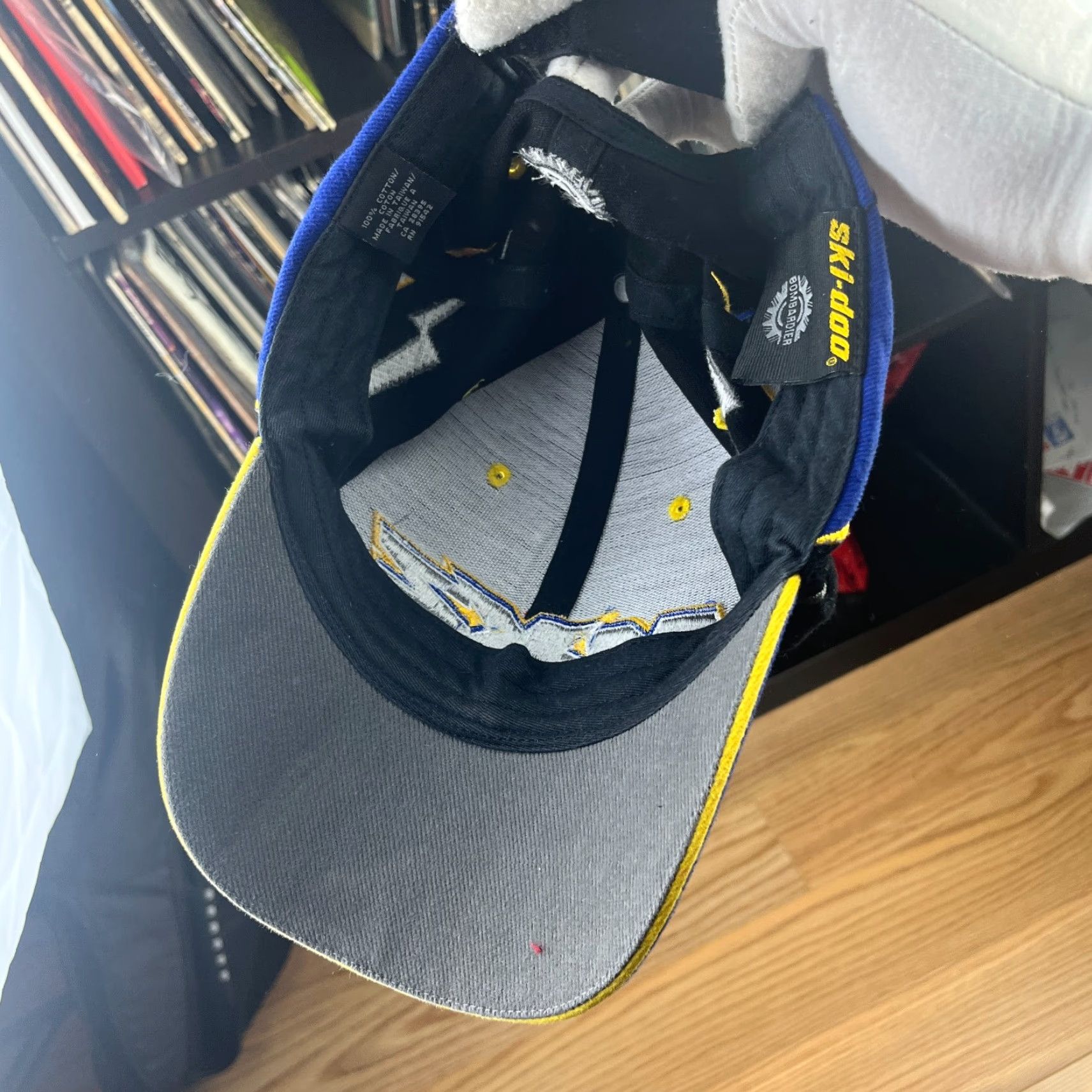 Vintage VINTAGE Ski-Doo MXZ Rev Motocross Strapback Hat – 90s Snowmobile Cap Men One Size Black Baseball Cap Mens Size ONE SIZE - 5 Thumbnail