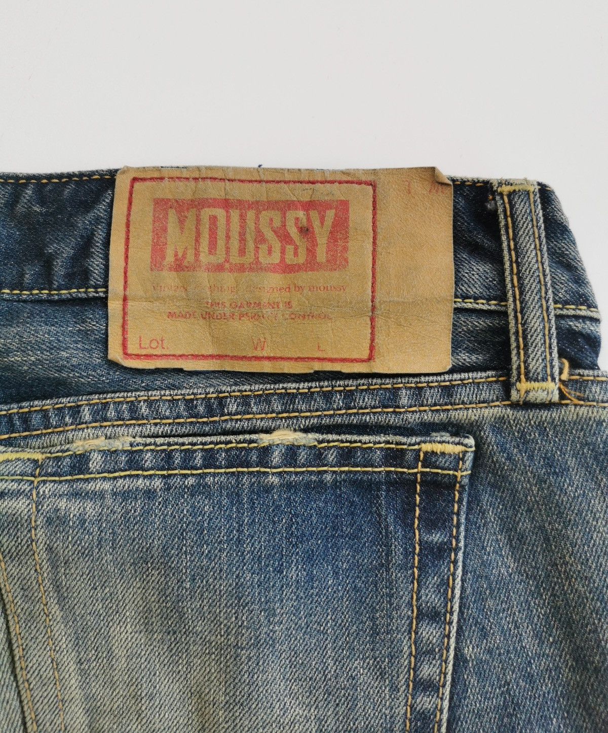 MOUSSY Moussy Japan Flare Bootcut Mud Jeans Size 29" - 5 Thumbnail