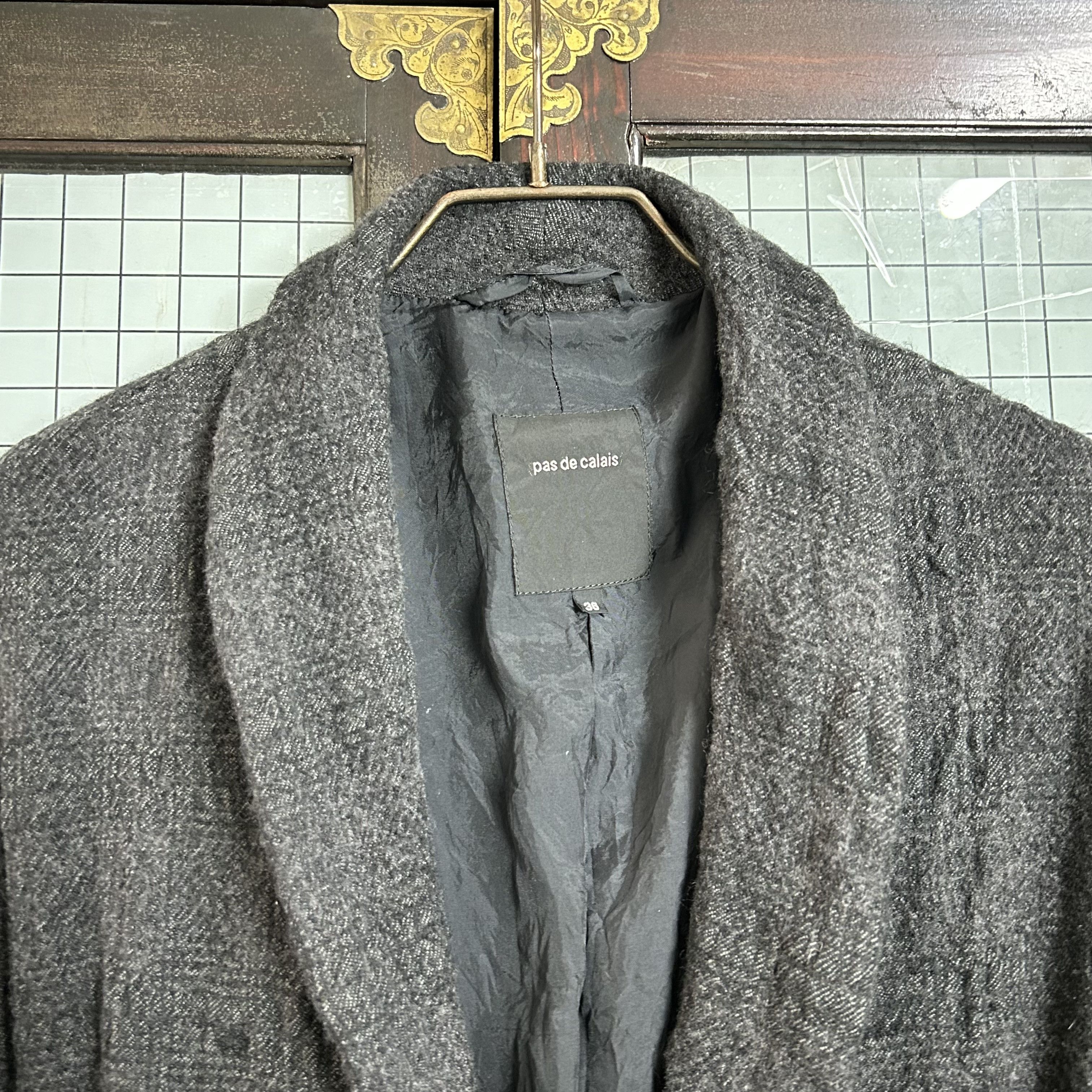 Pas de Calais pas de calais boiled wool shawl collar coat Size XS / US 0-2 / IT 36-38 - 4 Thumbnail