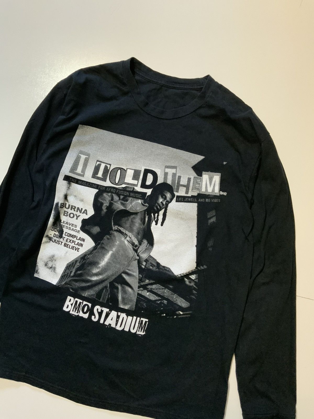 Other Burna Boy I Told Them Tour BMO Stadium Los Angeles T-Shirt Size US S / EU 44-46 / 1 - 3 Thumbnail
