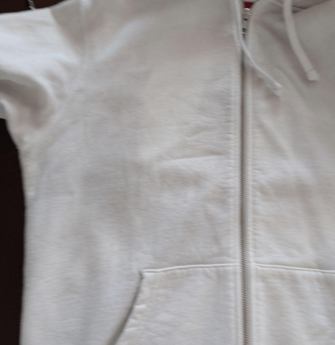 Supreme Supreme Bone Zip Up Hoodie White Blue Size US M / EU 48-50 / 2 - 6 Thumbnail