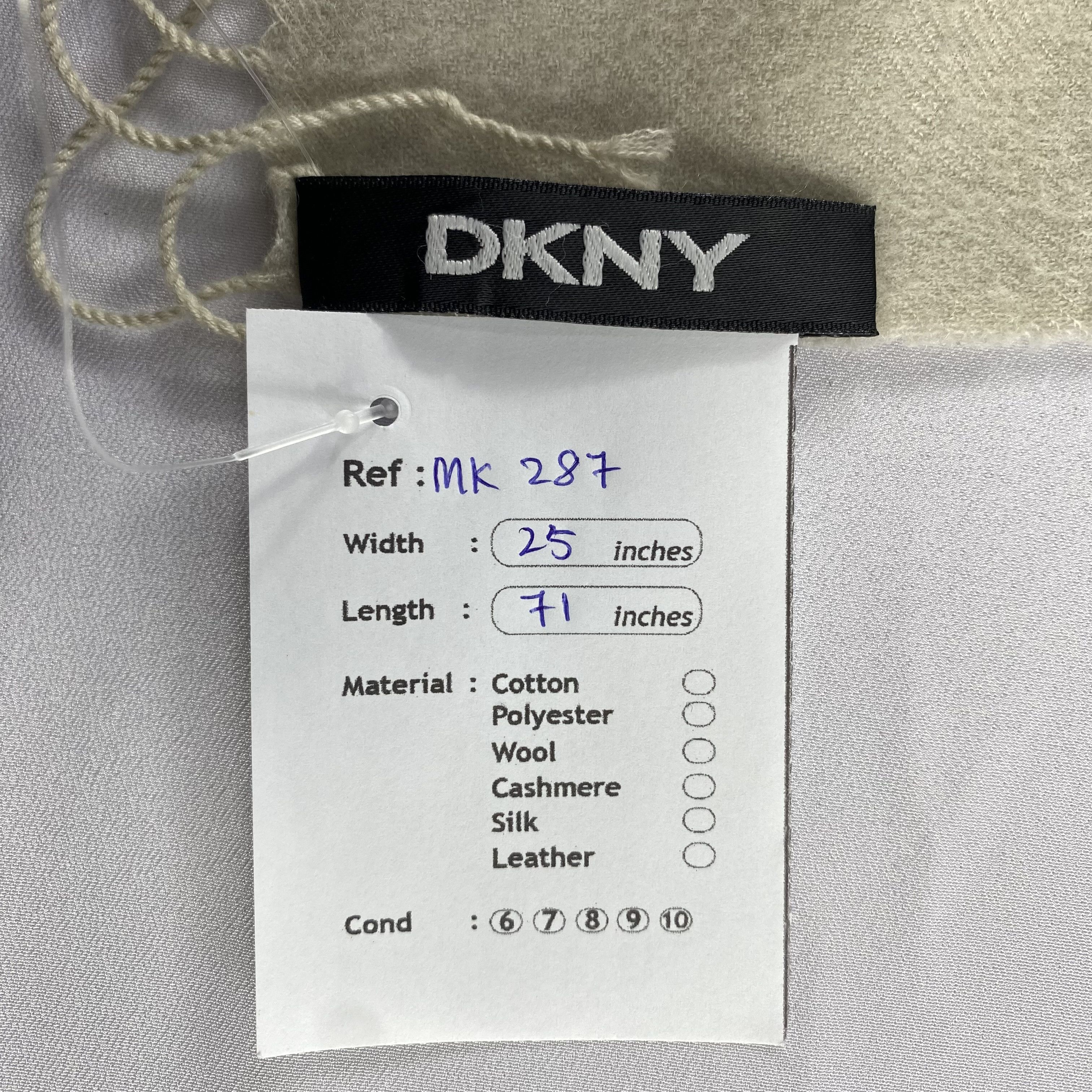 DKNY Vintage DKNY Scarf Neck Wrap Wool Muffler Size ONE SIZE - 7 Thumbnail