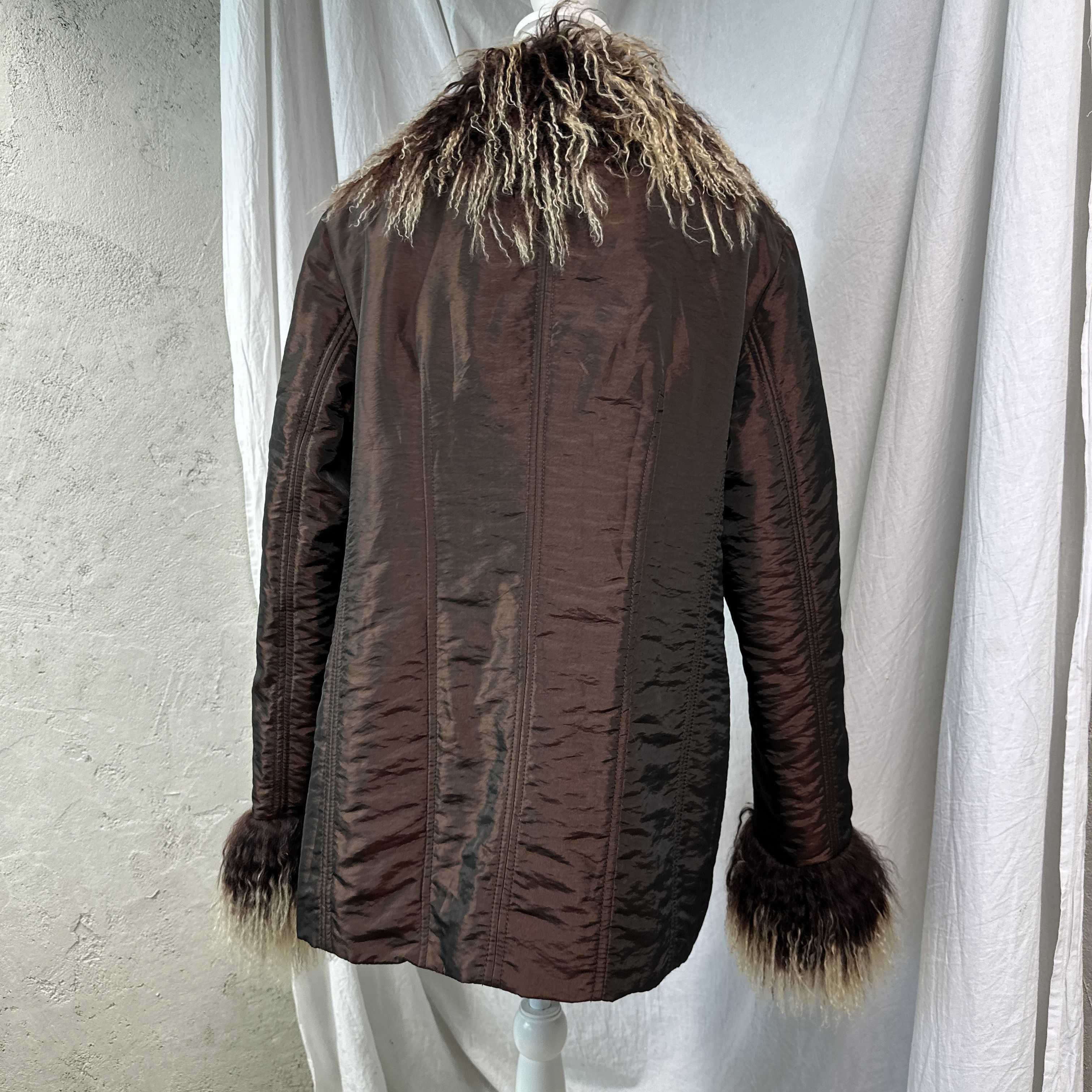 Vintage Vintage Avant Garde Afghan Penny Lane Lama Fur Coat 00s Size L / US 10 / IT 46 - 8 Thumbnail