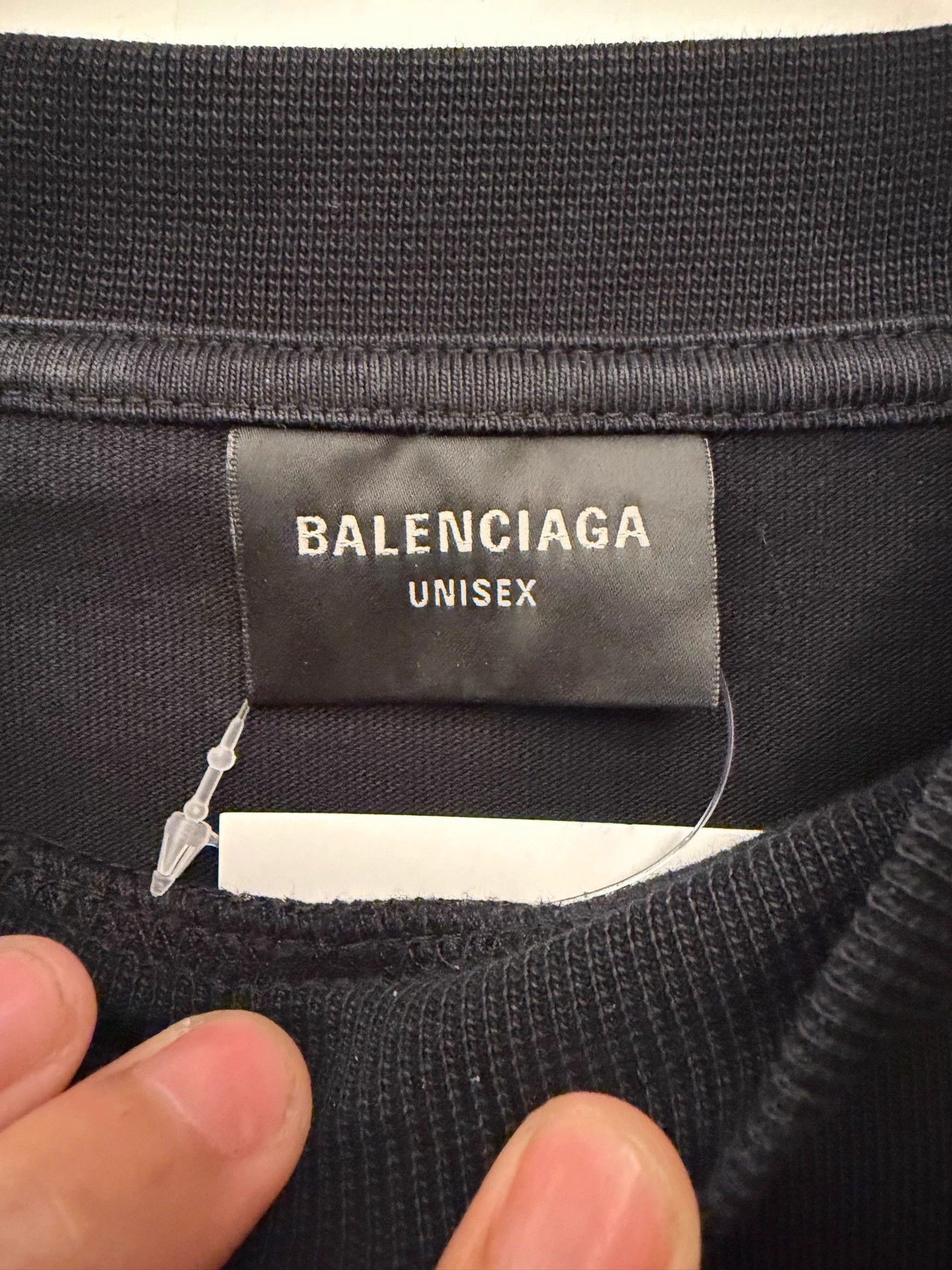 Balenciaga Balenciaga Oversize Logo Crew Short Tee Black 1 Size S / US 4 / IT 40 - 3 Thumbnail