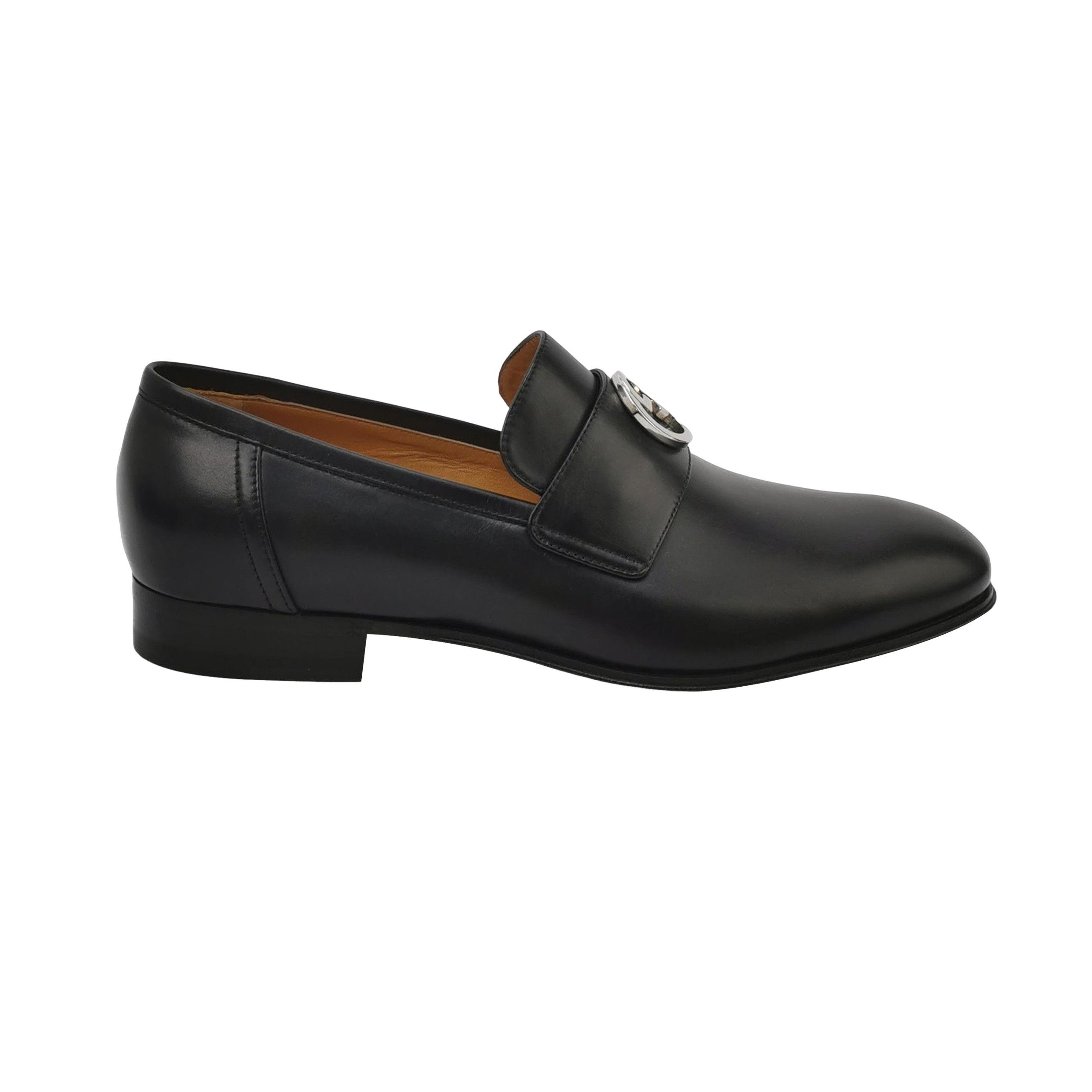 Gucci Gucci Interlocking G Leather Loafers 40 Size US 7 / EU 40 - 1 Thumbnail