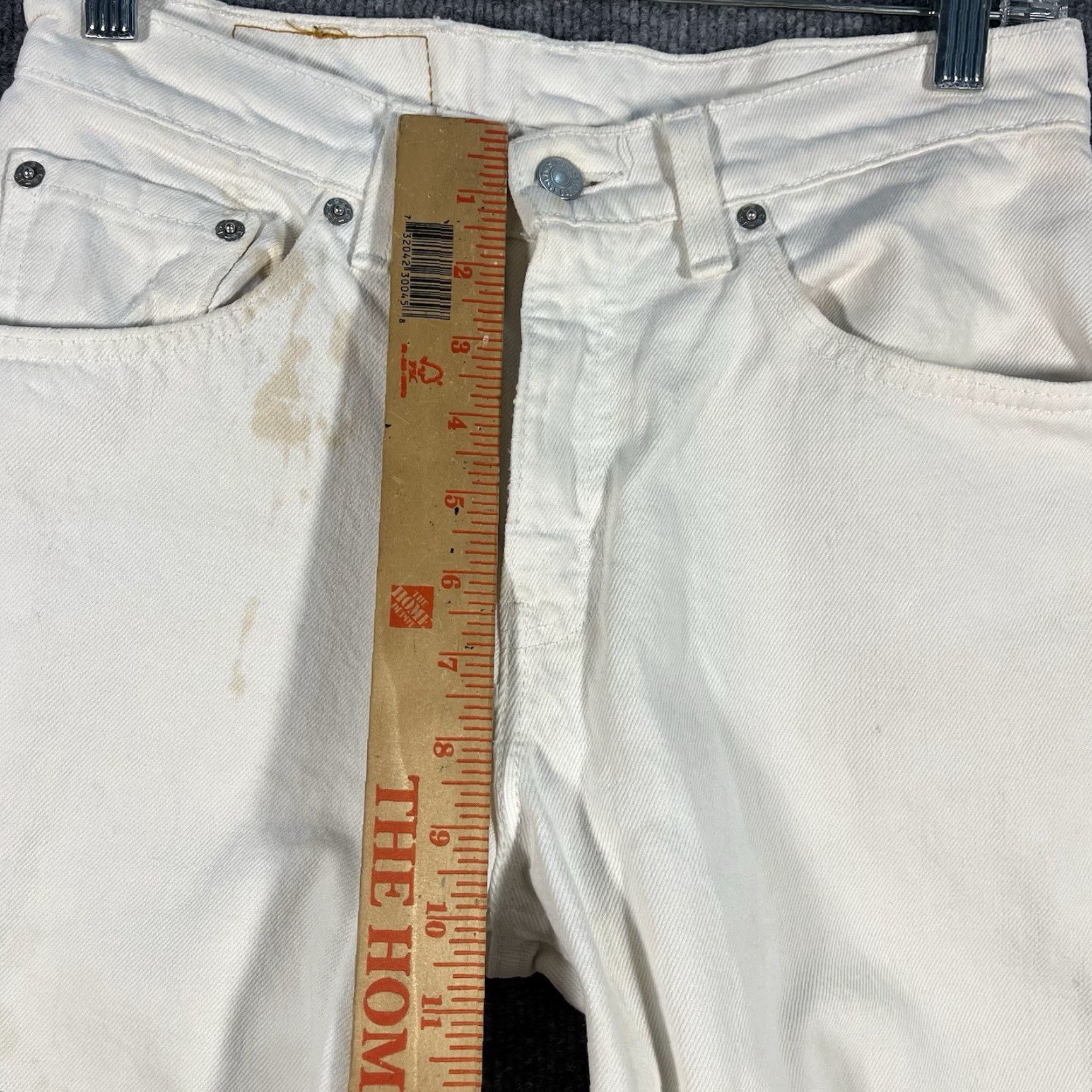 Levi's VINTAGE Levi's 517 Bootcut Jeans 90s White Juniors Size 7 Made in USA Cowboy Rodeo Rips Size US 7 / IT 37 - 7 Thumbnail
