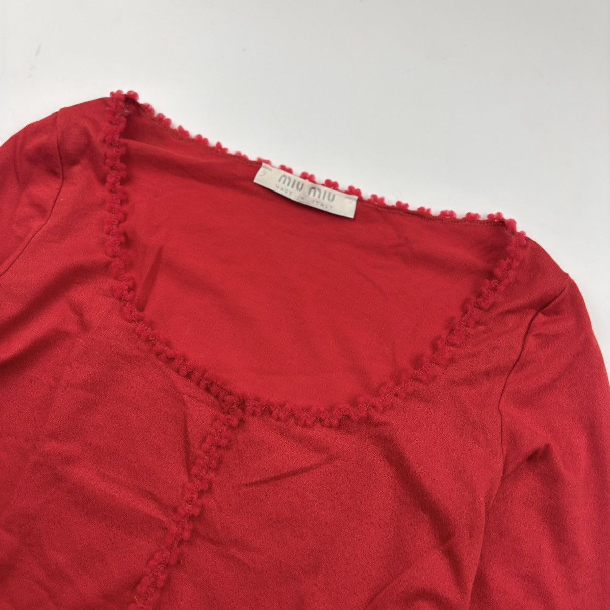 Miu Miu Miu Miu Ruffled Top Size M / US 6-8 / IT 42-44 - 4 Thumbnail