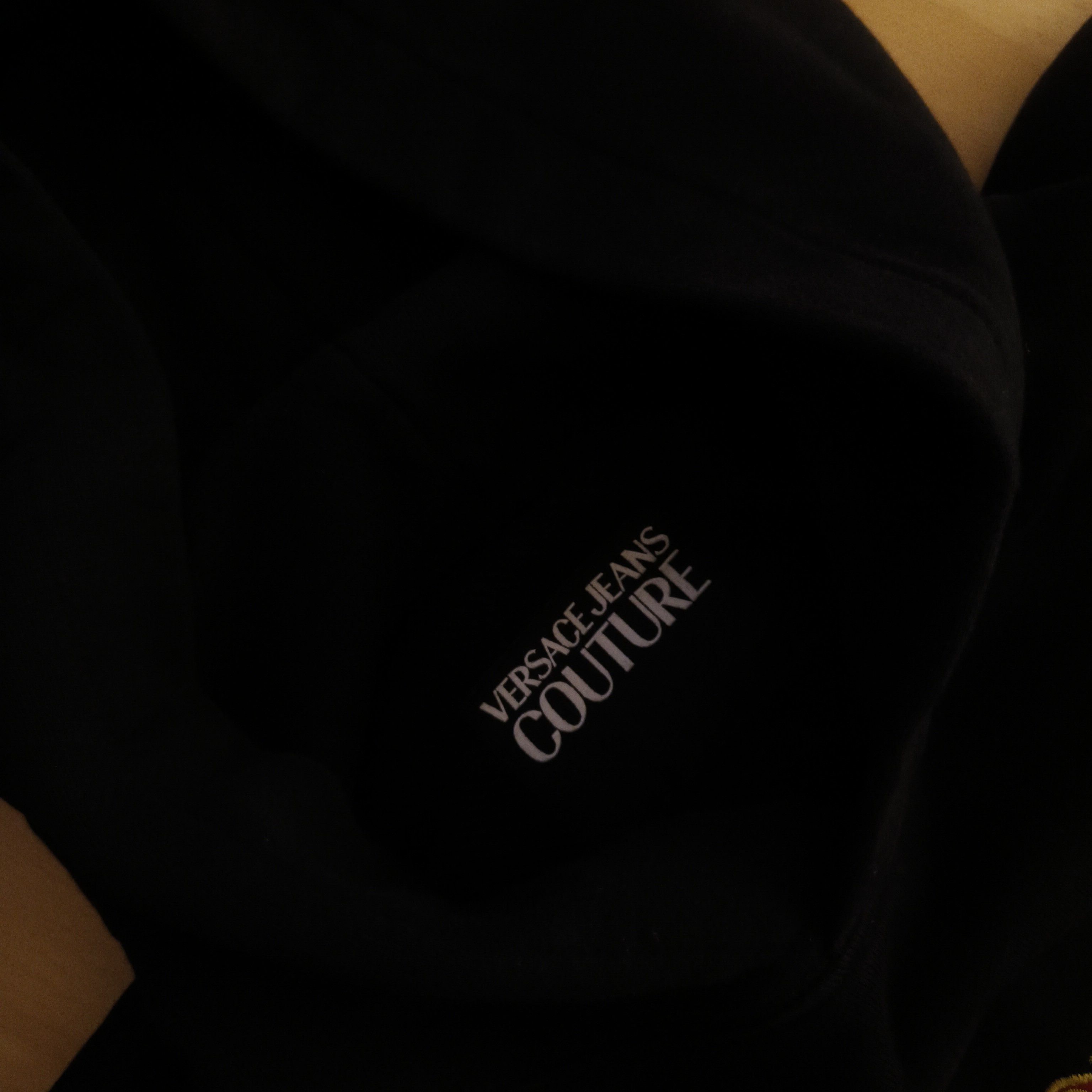 Versace Jeans Couture Versace Jeans Couture Oversized Black Logo Hoodie Size US M / EU 48-50 / 2 - 3 Thumbnail