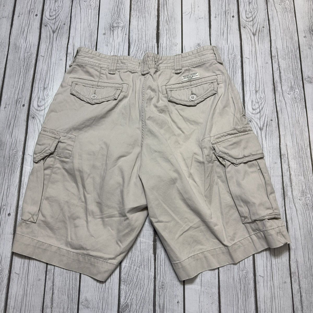 Polo Ralph Lauren × Vintage Vintage Polo cargo shorts Size US 36 / EU 52 - 2 Thumbnail