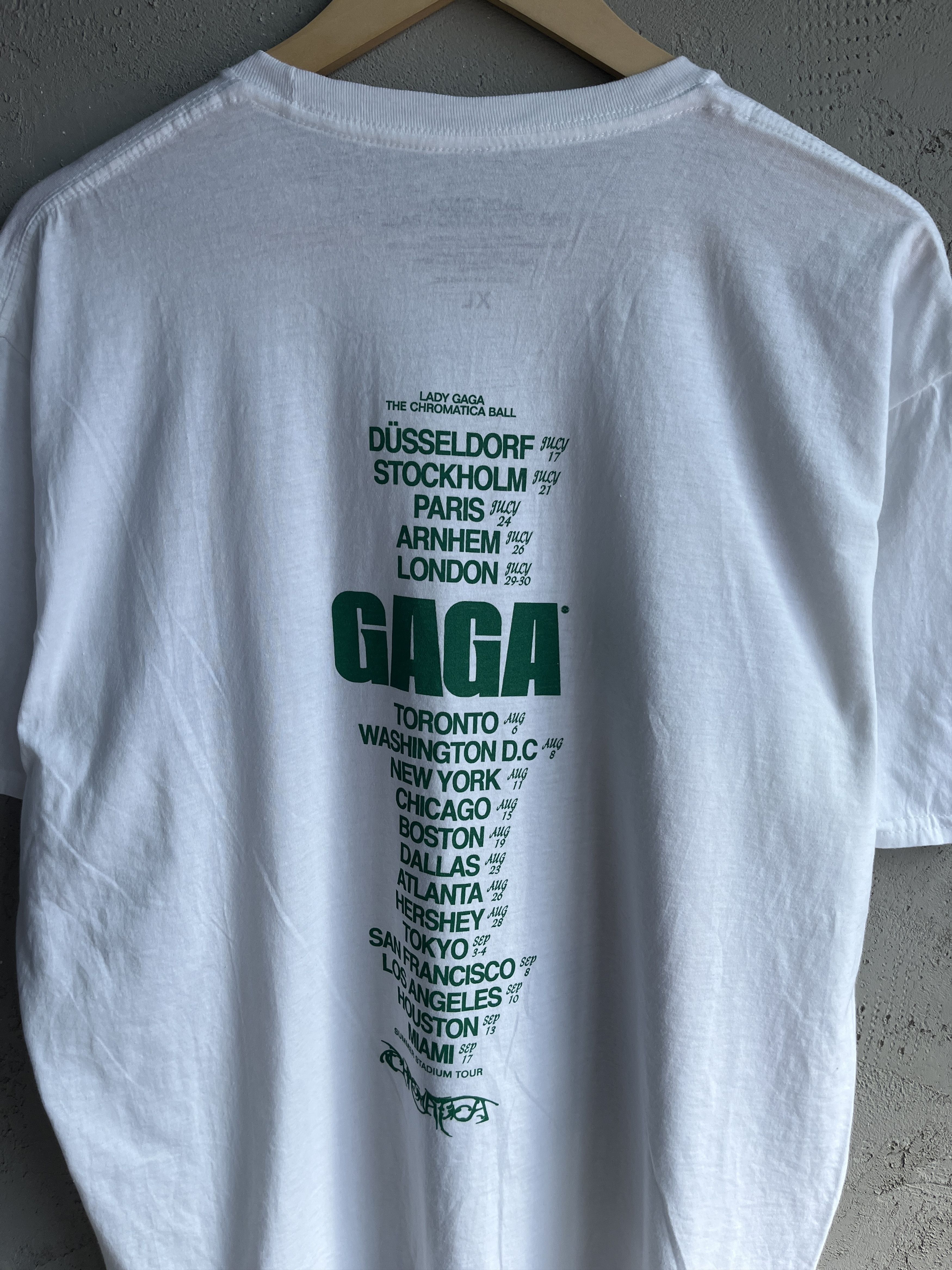 Band Tees Lady Gaga The Chromatica Ball Tour T-shirt Big Logo Face Size US XL / EU 56 / 4 - 6 Thumbnail