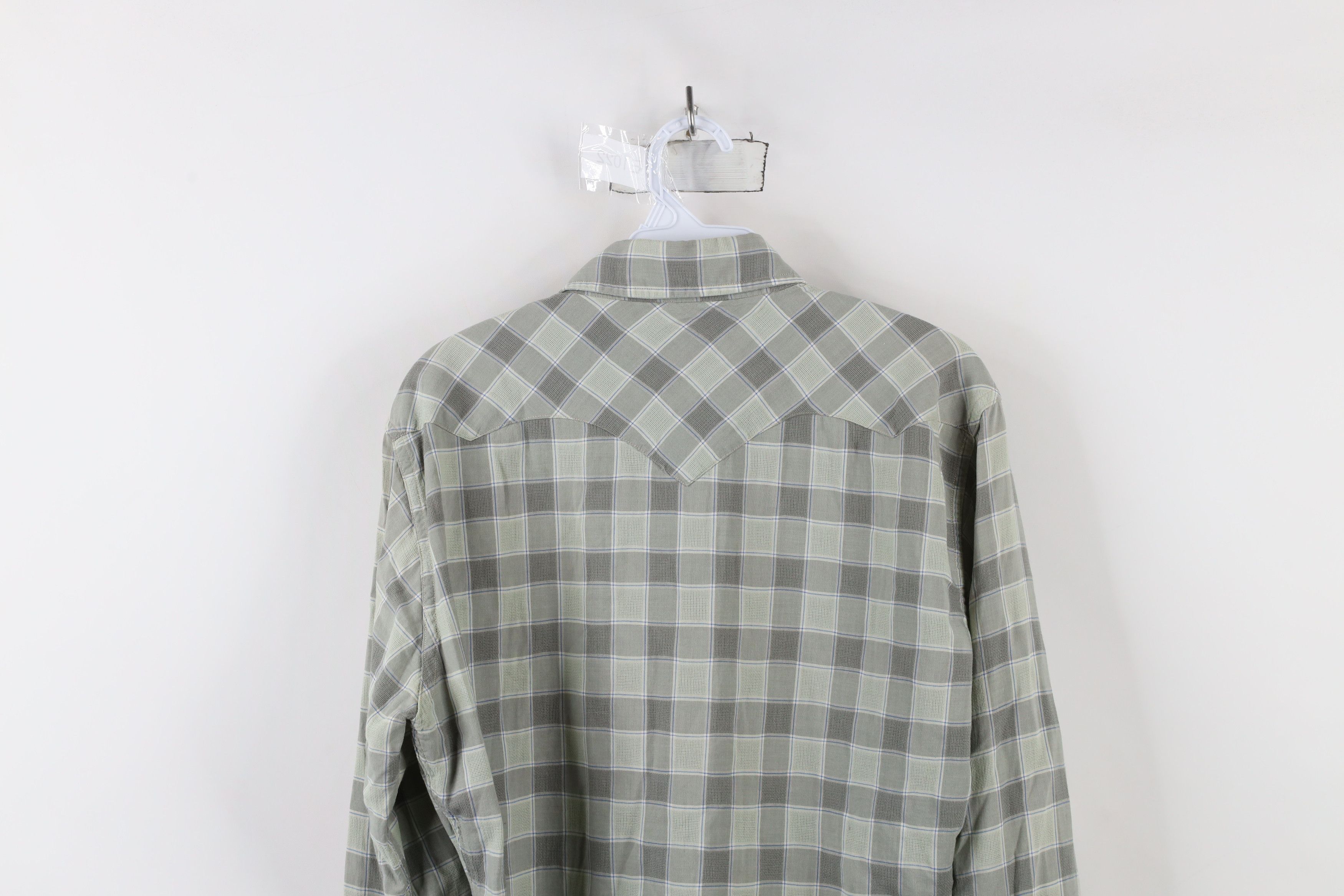 Vintage Vintage 50s 60s Rockabilly Snap Button Shirt Plaid USA Size US M / EU 48-50 / 2 - 13 Thumbnail