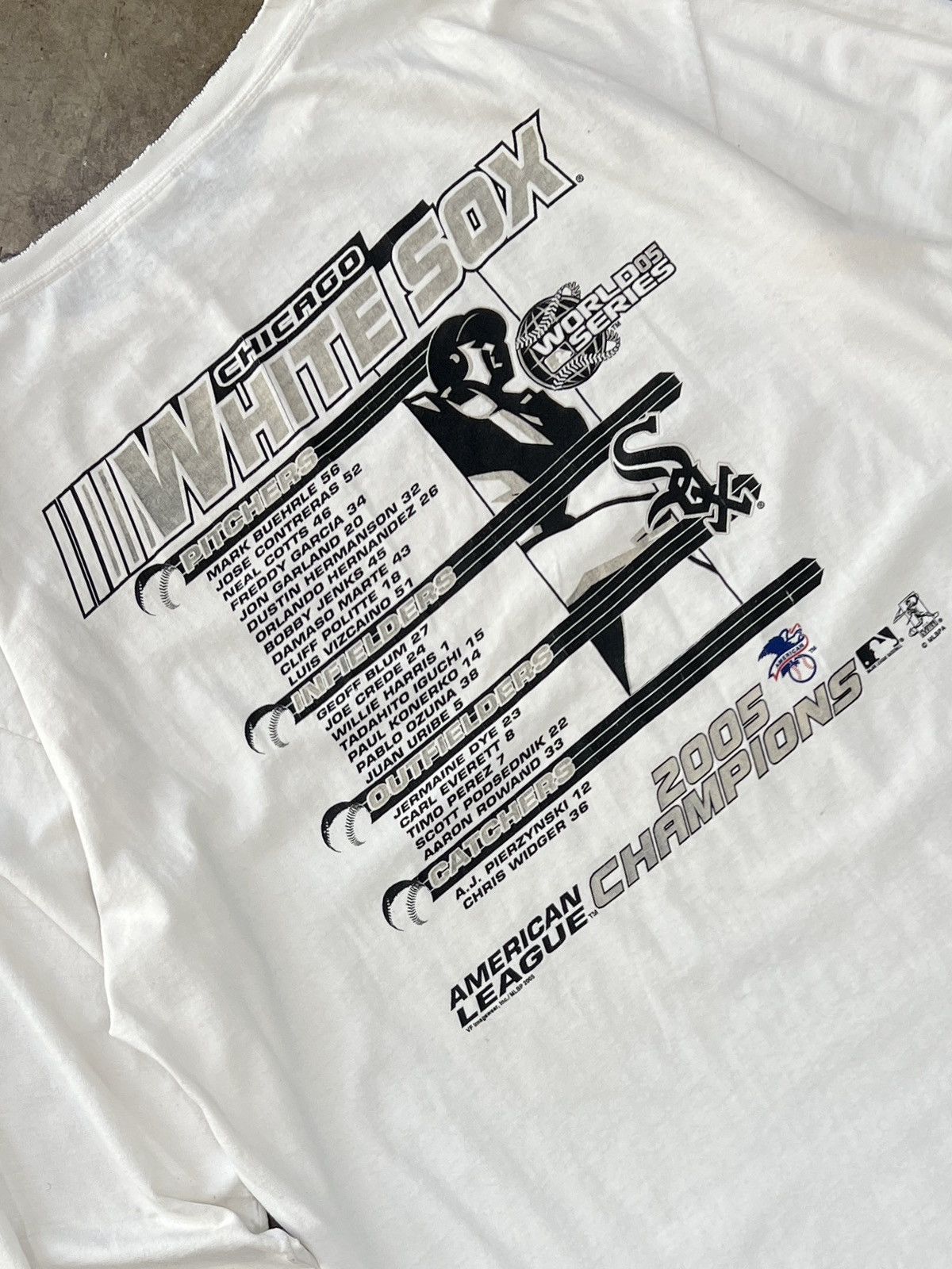 MLB Vintage 2005 MLB White Sox American League Champions LS XXL Size US XXL / EU 58 / 5 - 4 Thumbnail