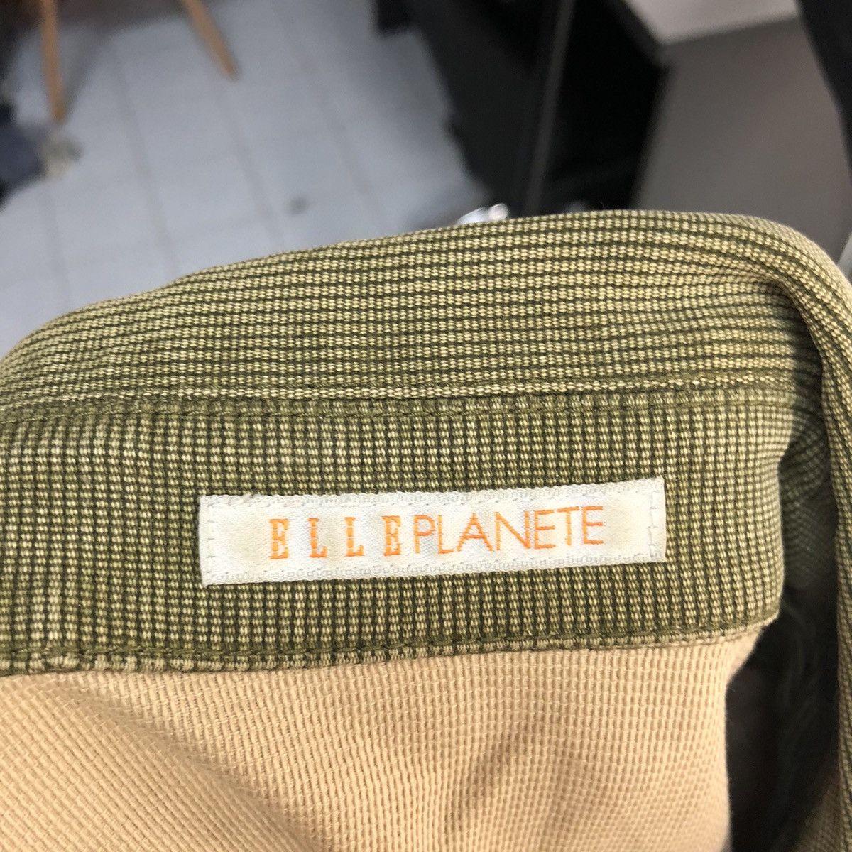 Japanese Brand Elle Plante Green jaket #A824 Size S / US 4 / IT 40 - 15 Thumbnail