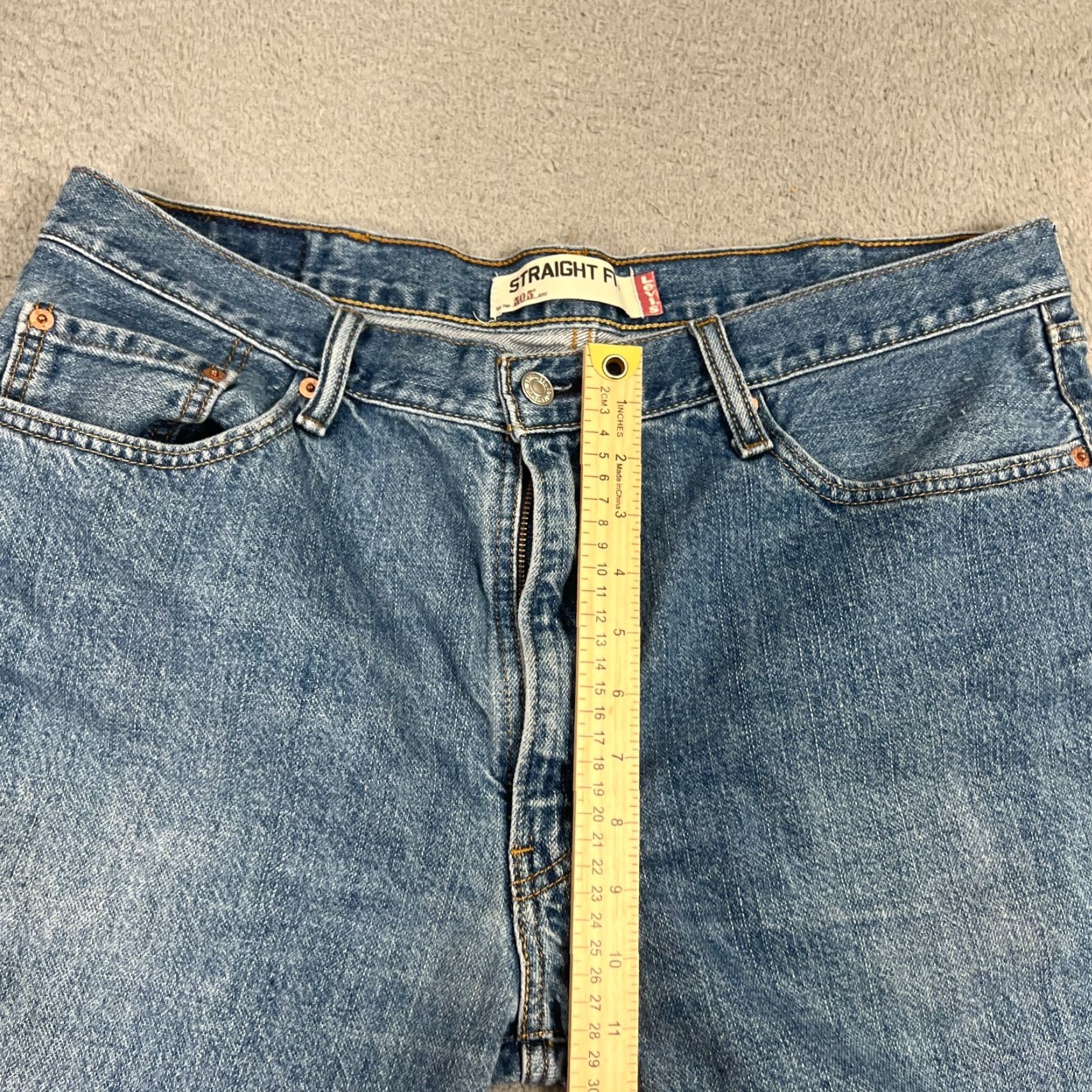 Levi's VINTAGE Levi's 505 Shorts Men 38 Blue Denim Casual Summer Straight Fit 10" Inseam Size US 38 / EU 54 - 4 Thumbnail
