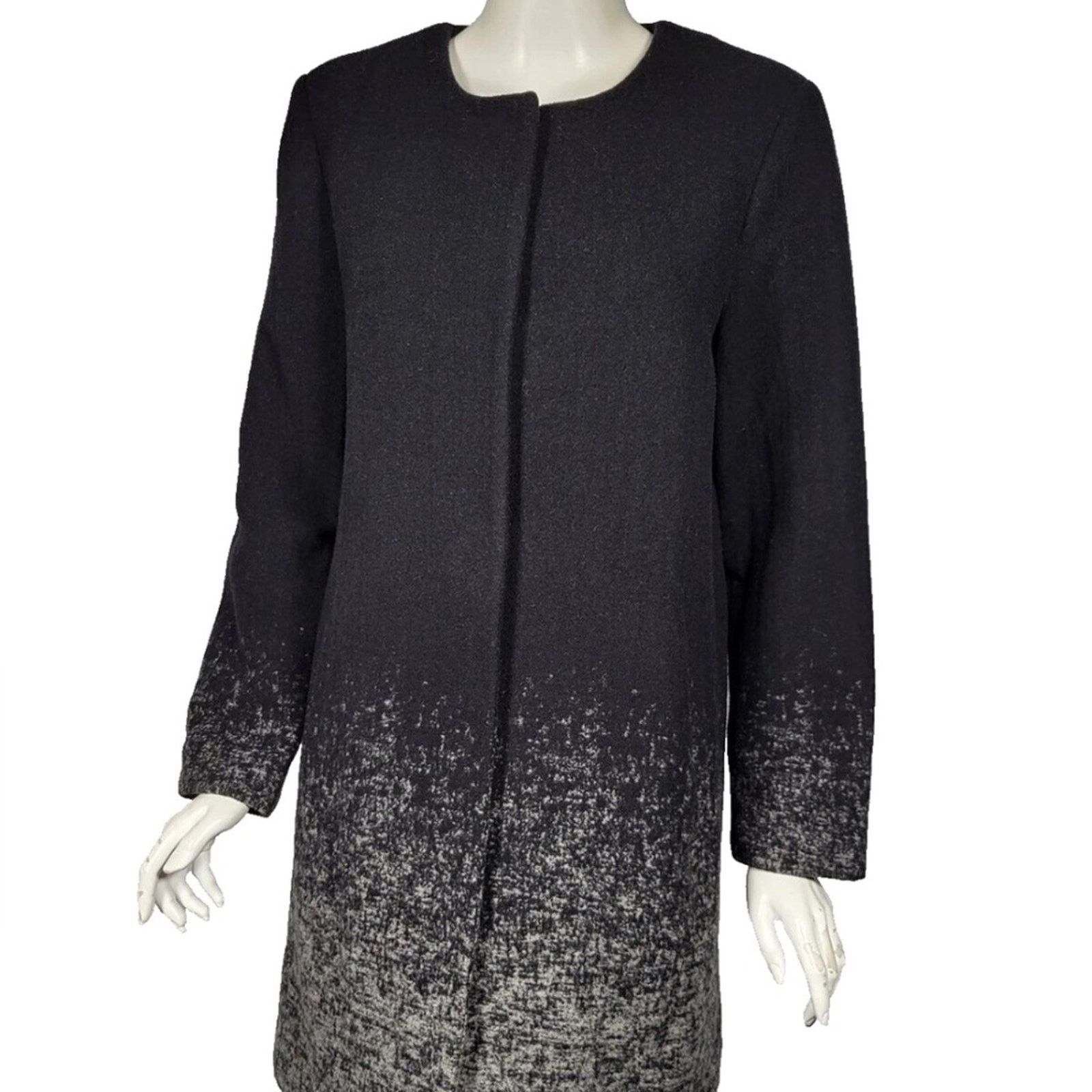 Eileen Fisher Eileen Fischer Women's Italian Wool Snap Button Coat - M Size M / US 6-8 / IT 42-44 - 1 Thumbnail