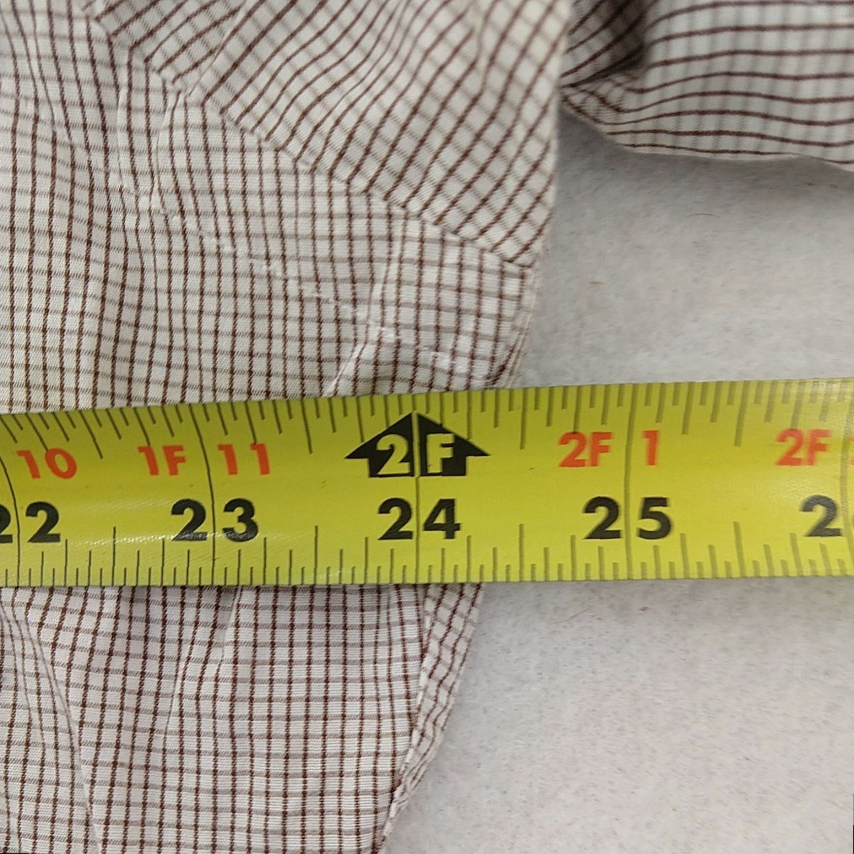 Ralph Lauren Lauren Ralph Lauren Plaid Button-Up Shirt XL 16 Beige Men Long Sleeve Button-Up Shirt Size 42R - 4 Thumbnail