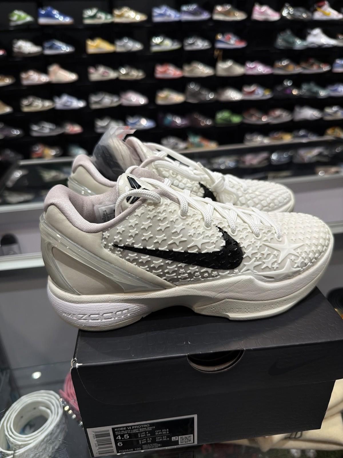 Nike Nike Kobe 6 Protro Sail All Star - FQ3546-100 New Size 4.5 Size US 5 / EU 37 - 4 Thumbnail