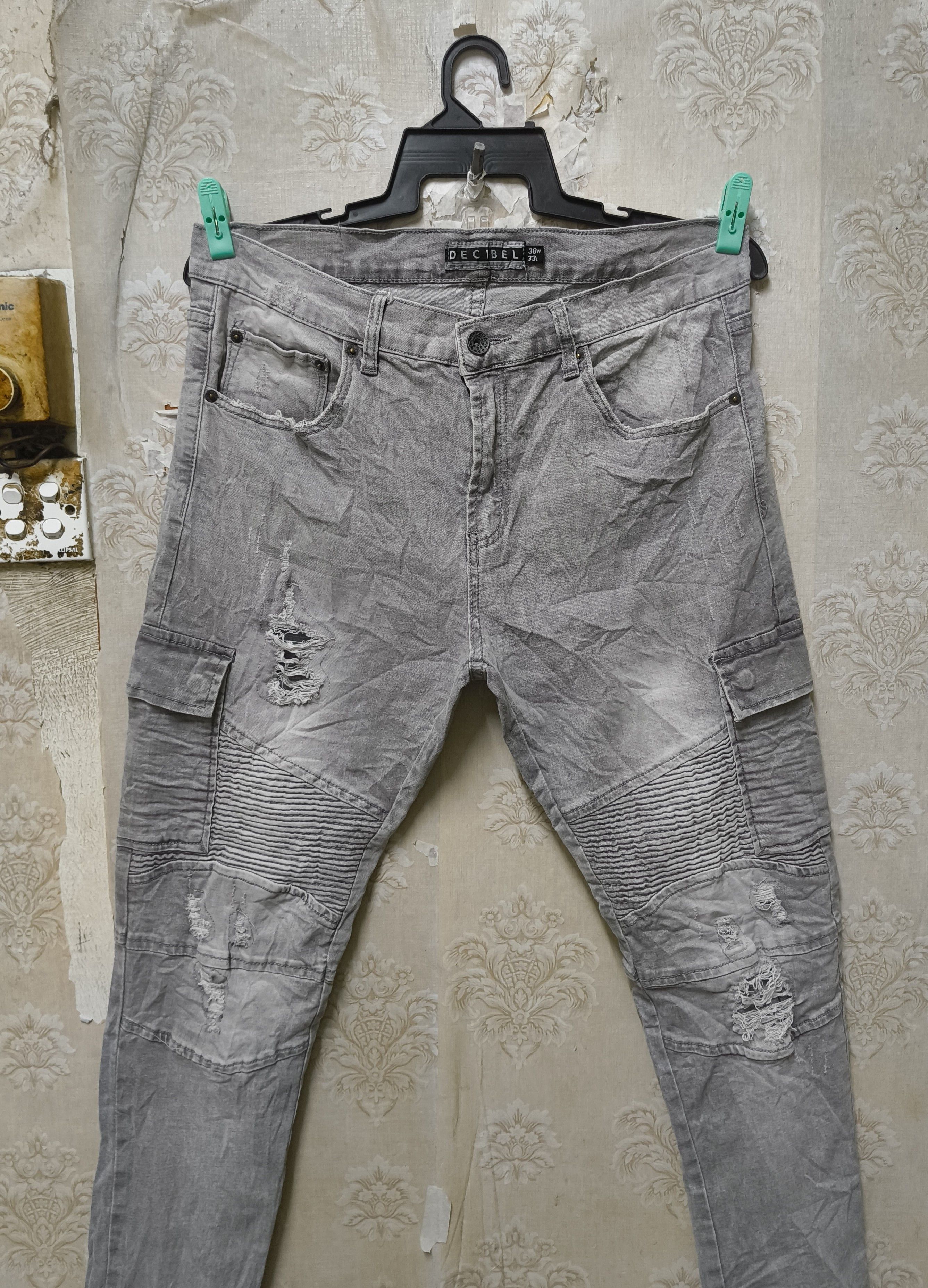 Decibel Decibel Biker Cargo Jeans distressed Size US 38 / EU 54 - 3 Thumbnail