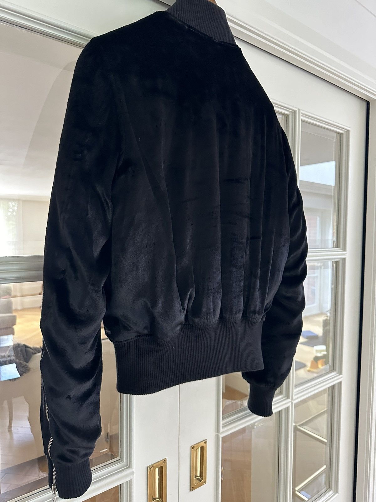 Amiri Amiri Black Velvet Bomber 46 Size US S / EU 44-46 / 1 - 7 Thumbnail