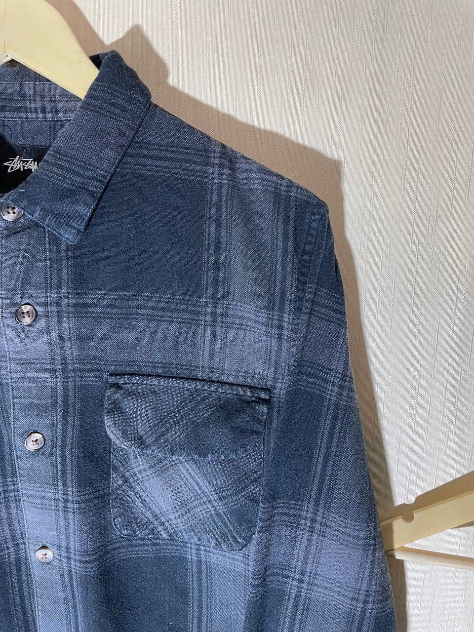 Stussy × Vintage Stussy Vintage Checked sk8 Button Up Shirt Size US M / EU 48-50 / 2 - 2 Thumbnail