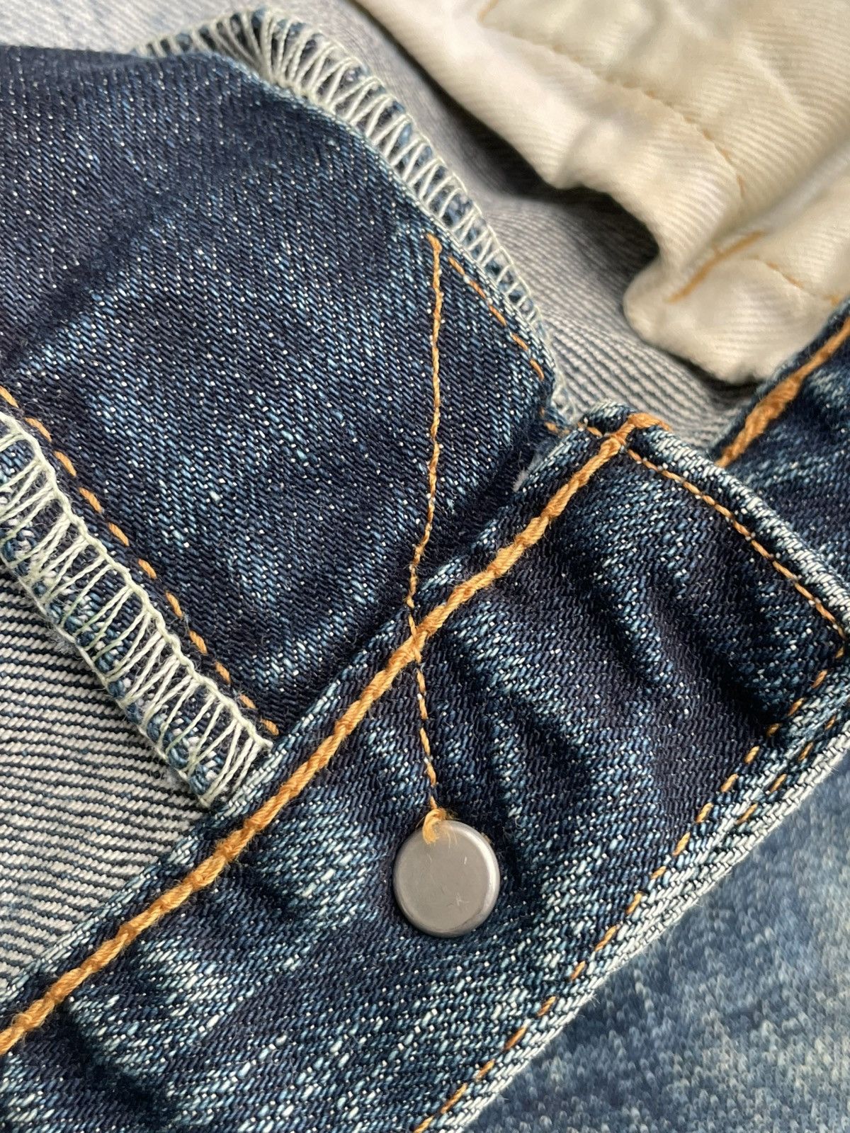 Japanese Brand Ships Redline Selvedge Denim Size US 36 / EU 52 - 20 Thumbnail