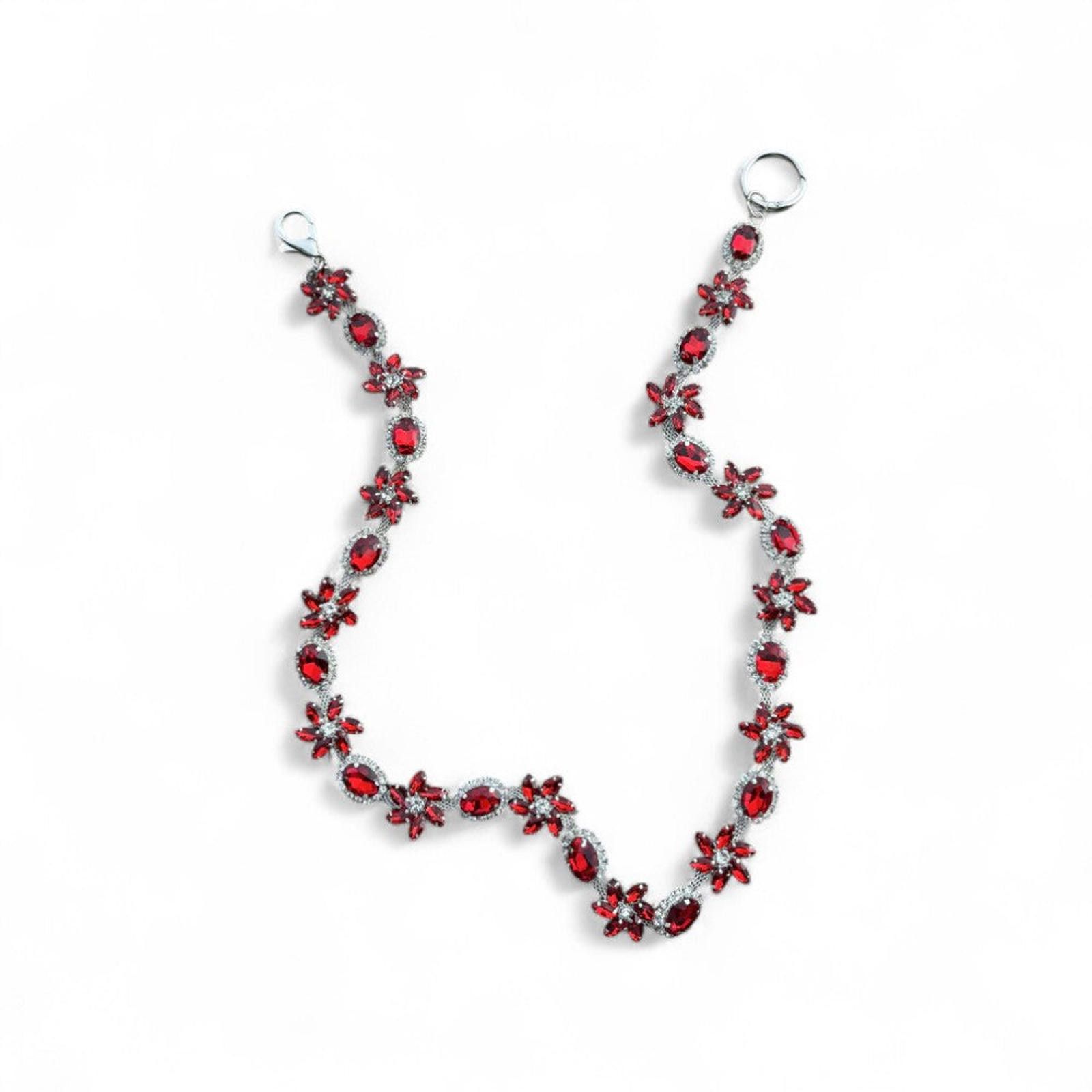 Jewelry Ruby Crystal Wallet Chain Size ONE SIZE - 5 Thumbnail