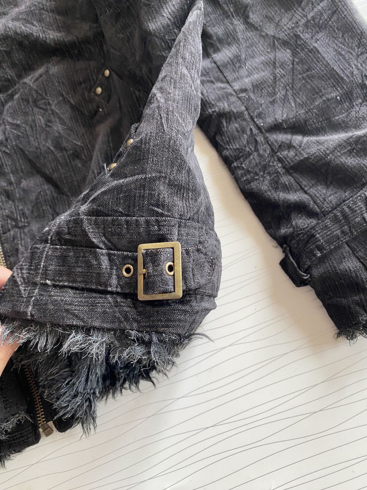 14th Addiction JAPANESE SMITH’S FUR JACKET MULTI ZIPPER GHOTIC PUNK Size US L / EU 52-54 / 3 - 6 Thumbnail