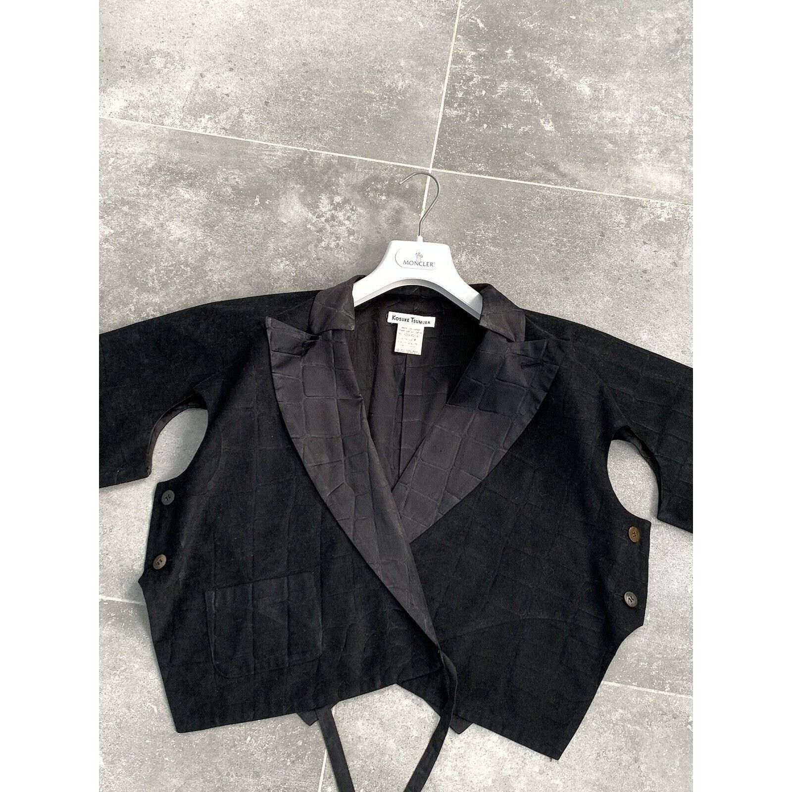 Issey Miyake Women's KOSUKE TSUMURA x ISSEY MIYAKE Blazer Jacket SZ M Size M / US 6-8 / IT 42-44 - 6 Thumbnail