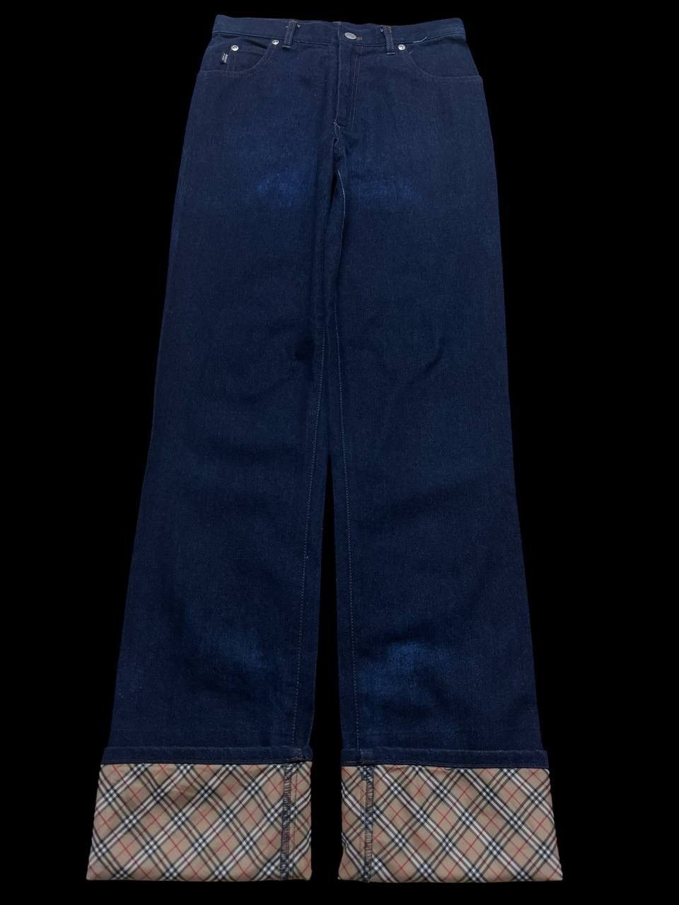 Burberry Burberry Of London Novacheck Blue Denim Jeans Rare Design Size US 27 - 2 Thumbnail