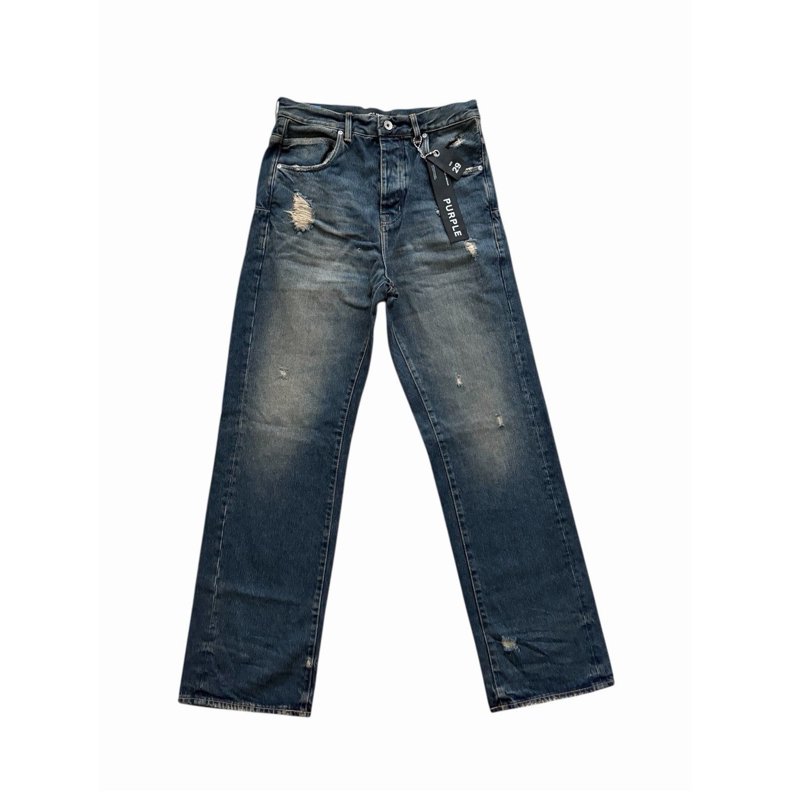 Purple Brand Purple Brand Jeans Mens Wide Leg Jeans Italy P018 Size 32/32 Size US 29 - 1 Thumbnail