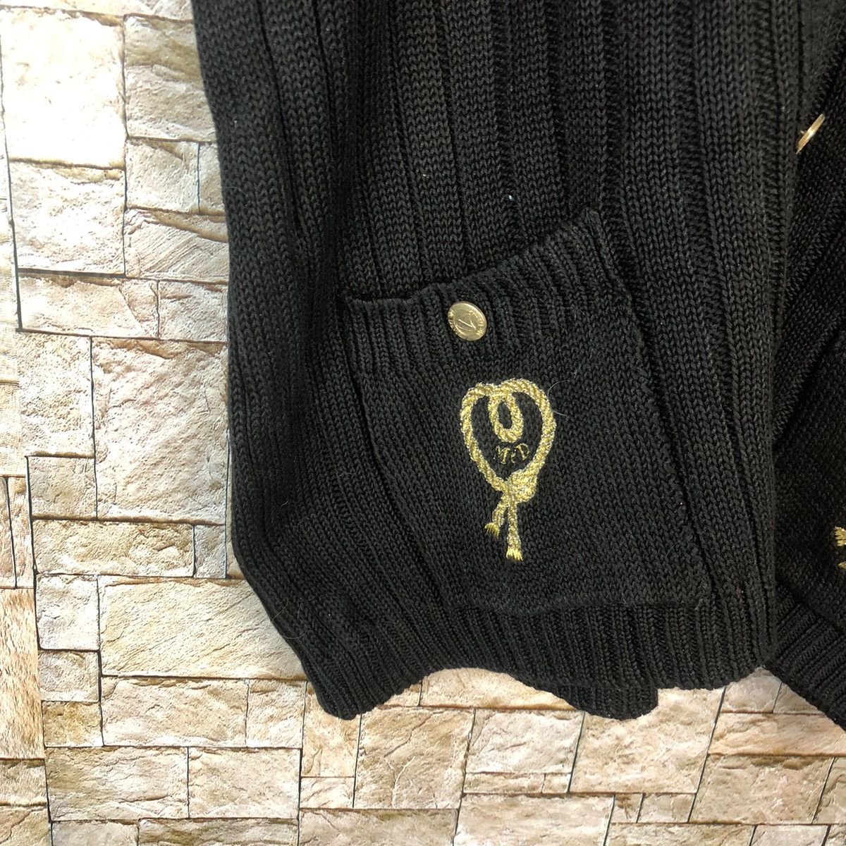 Homespun Knitwear × Japanese Brand Mc Daud Black Cardigan Knitwear #A1235 Size S / US 4 / IT 40 - 7 Thumbnail