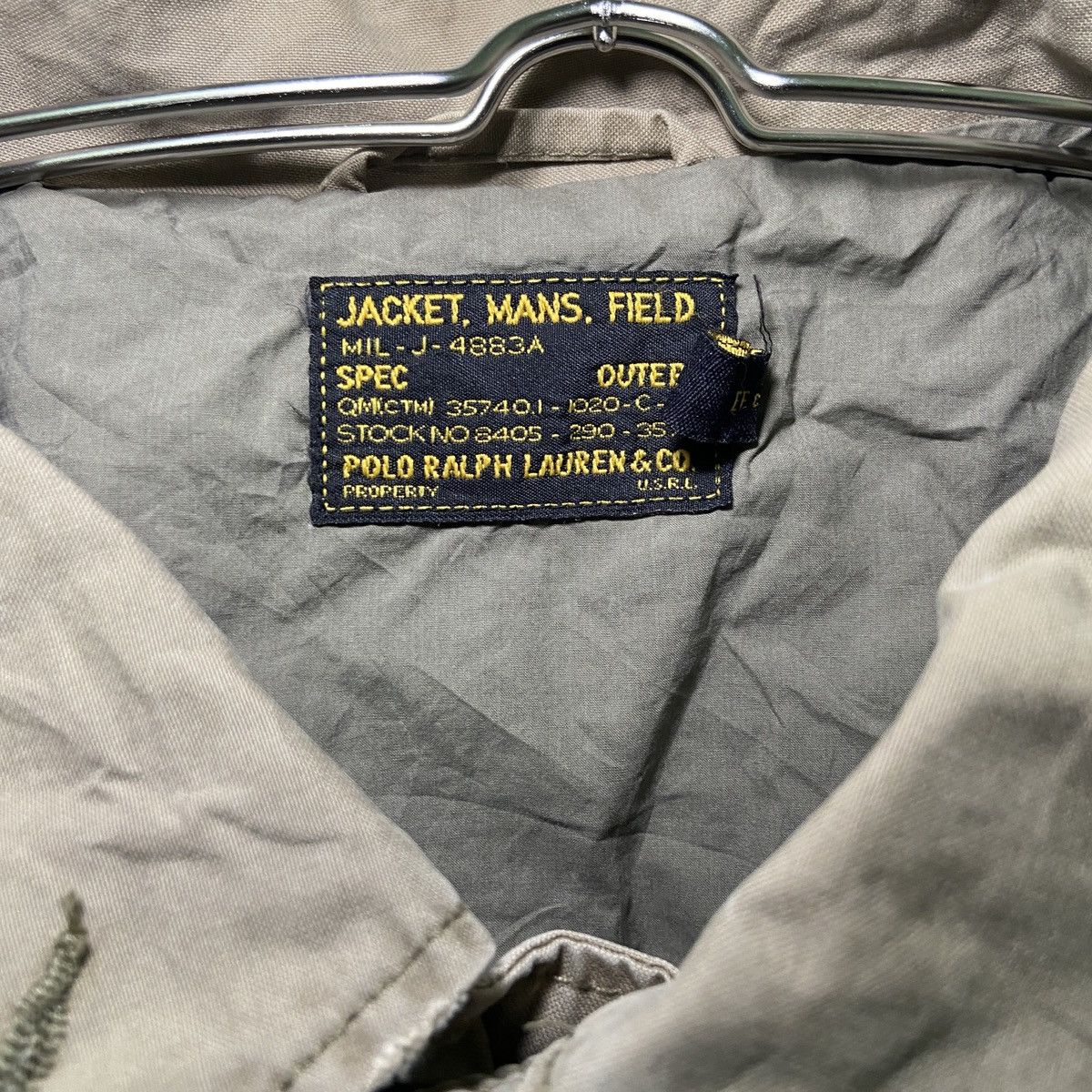 Polo Ralph Lauren Polo Ralph Lauren Field Military Jacket Khaki MIL-J-4883A XL Size US XL / EU 56 / 4 - 6 Thumbnail
