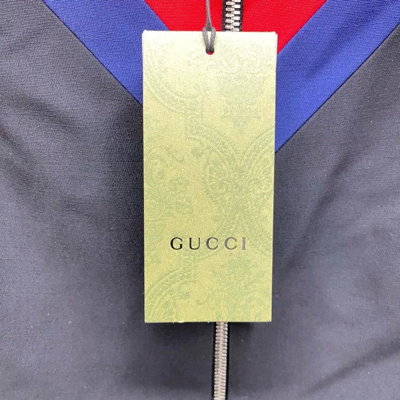 Gucci Gucci Show red and blue striped V-neck puff sleeve dress 25 Size S / US 4 / IT 40 - 5 Thumbnail