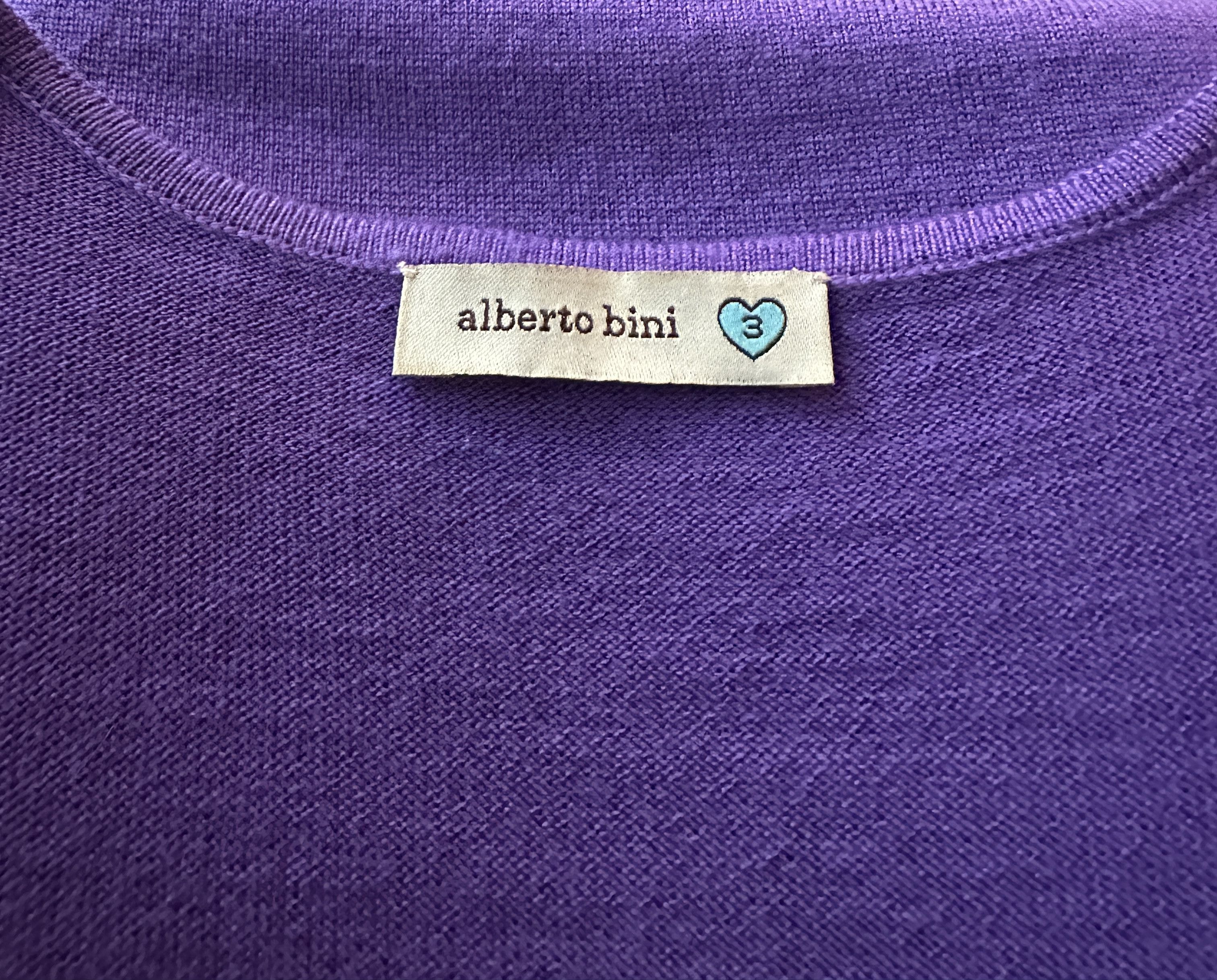 Other Alberto Bini purple merino vest Size M / US 6-8 / IT 42-44 - 3 Thumbnail