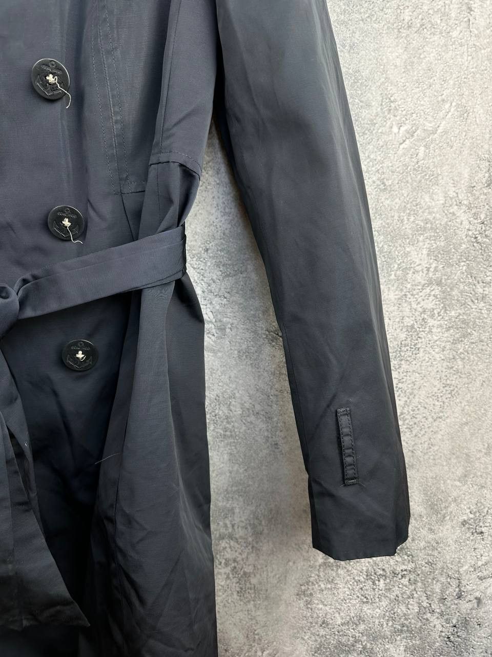Weekend Max Mara Weekend Max Mara Navy Double-Breasted Trench Coat Lining Size M / US 6-8 / IT 42-44 - 8 Thumbnail