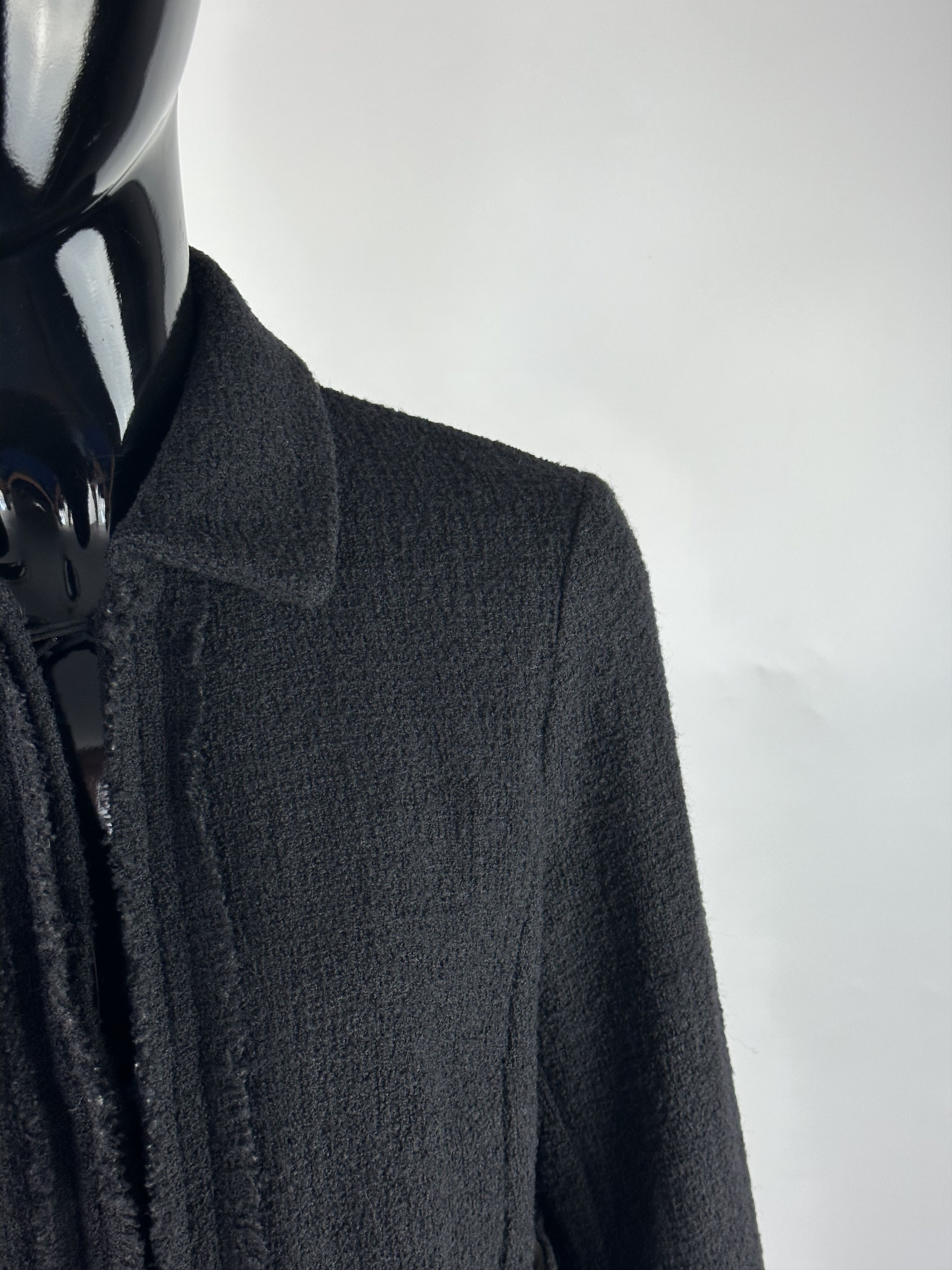 DOROTHEE SCHUMACHER Dorothee Schumacher Black Wool Coat Size M / US 6-8 / IT 42-44 - 7 Thumbnail