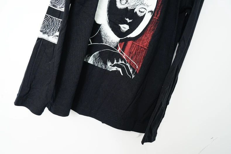 Yohji Yamamoto Yohji Yamamoto Yohji Yamamoto Long Sleeve T-Shirt with Des Size US M / EU 48-50 / 2 - 5 Thumbnail