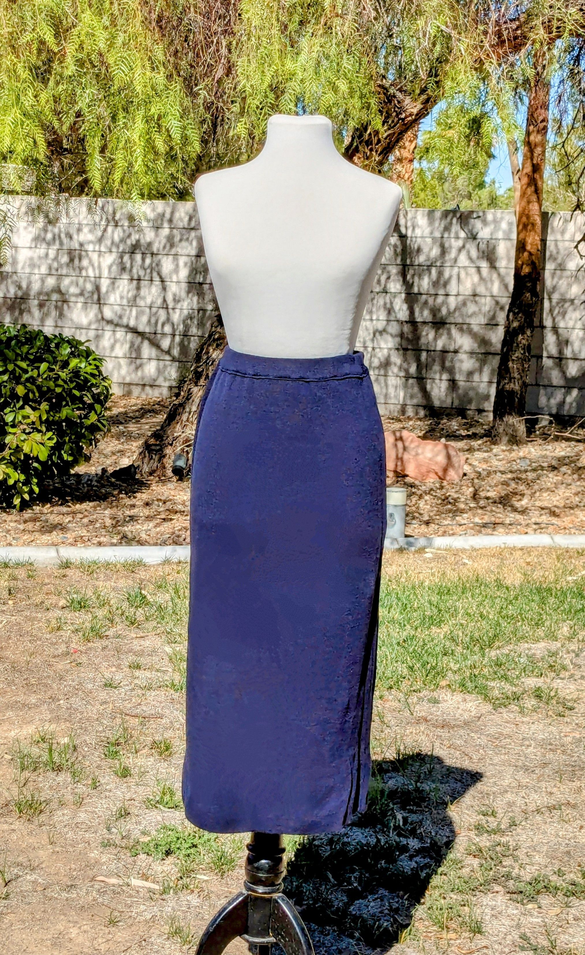 Other Adolfo Collectibles Maxi Skirt Pull-On Acrylic/Lamb Wool Size 28" / US 6 / IT 42 - 1 Thumbnail