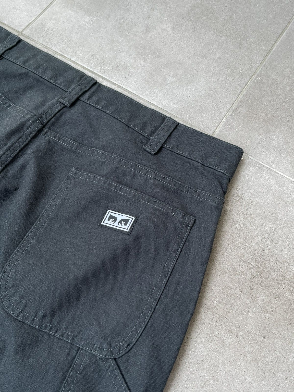 Obey !DS! SS23 Obey Big Timer Twill Printed Carpenter Work Pants Size US 32 / EU 48 - 15 Thumbnail