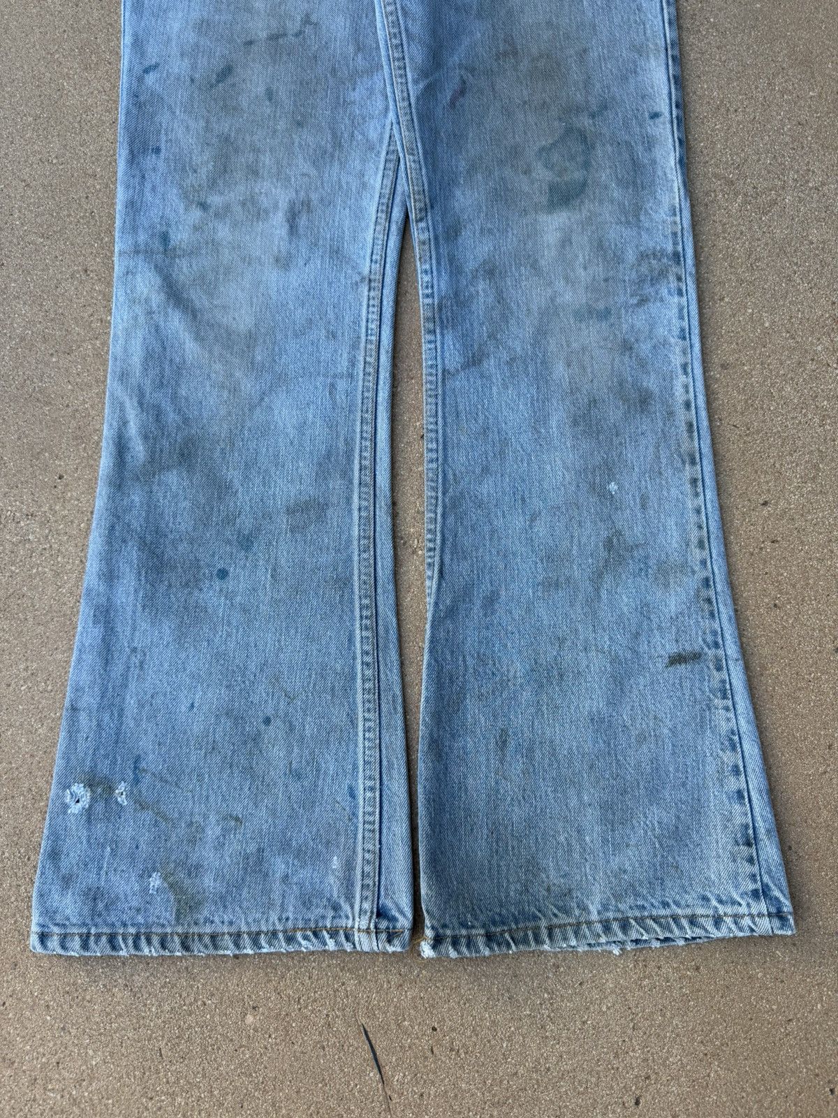 Levi's Vtg 70’s Levi’s 646 Orange Tab Bellbottom Flare Jeans 30x32 Size US 30 / EU 46 - 3 Thumbnail
