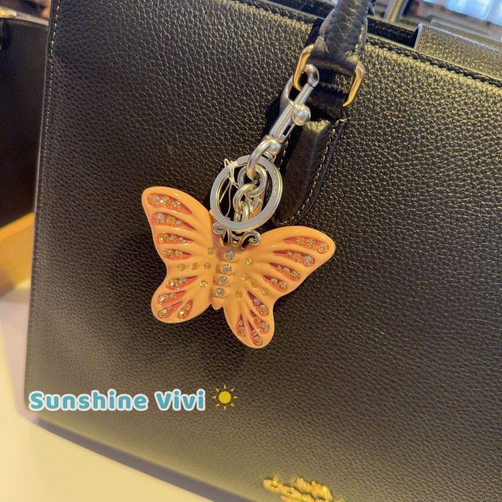 Coach NWT Bundle Coach Butterfly Charm CCD44 & CY666 Maggie Tote Size ONE SIZE - 3 Thumbnail