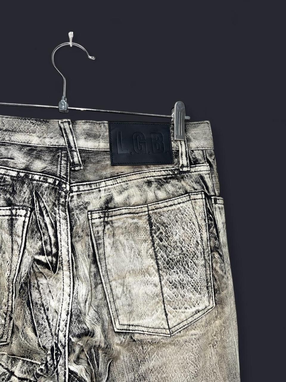 Le Grande Bleu (L.G.B.) LGB python wolf jeans Size US 32 / EU 48 - 3 Thumbnail